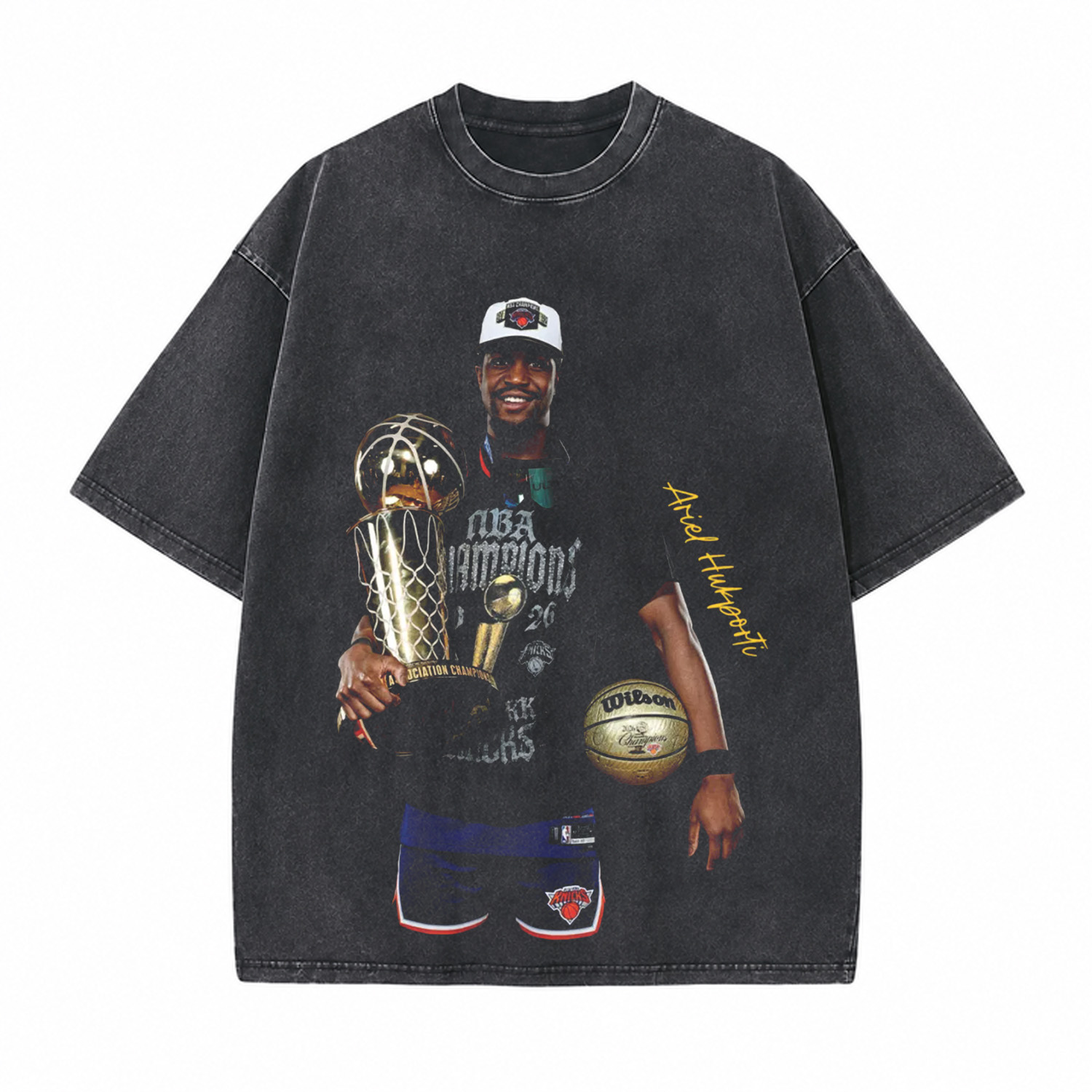 Championship Glory Printed Unisex Washed T-Shirt