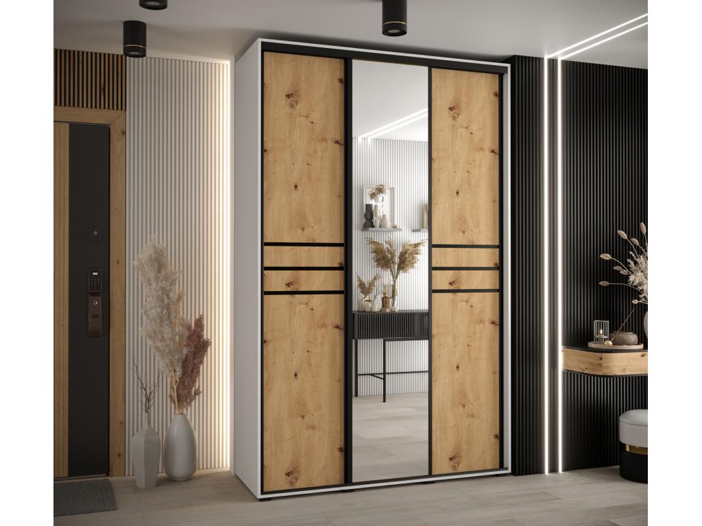 Armario 3 puertas batientes - 235x160x60 cm