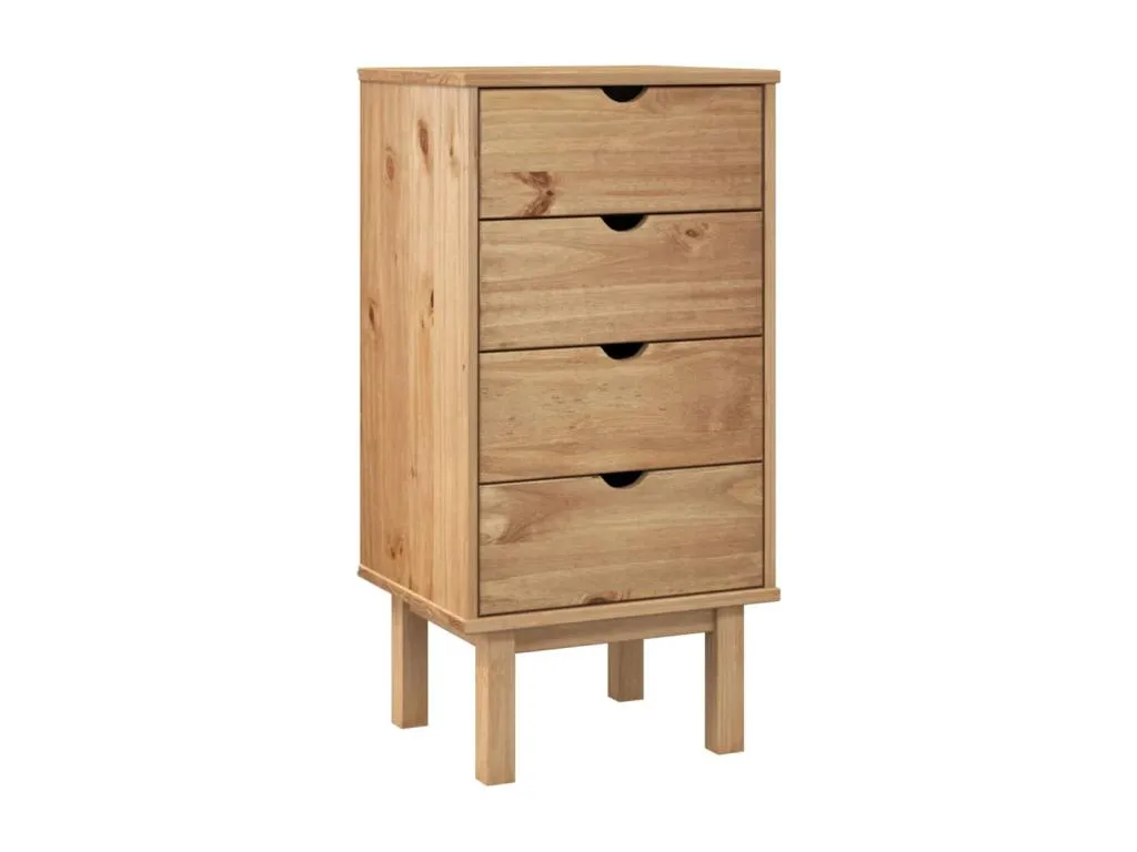 Cajonera Cosinor madera maciza de pino 45x39x90 cm xir3388688