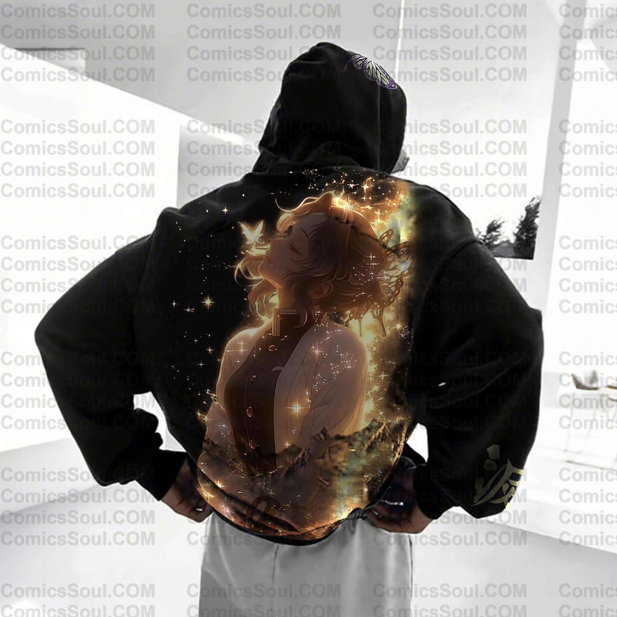 Unisex “ Comicssoul   ” Graphic Streetwear Vintage Hoodie