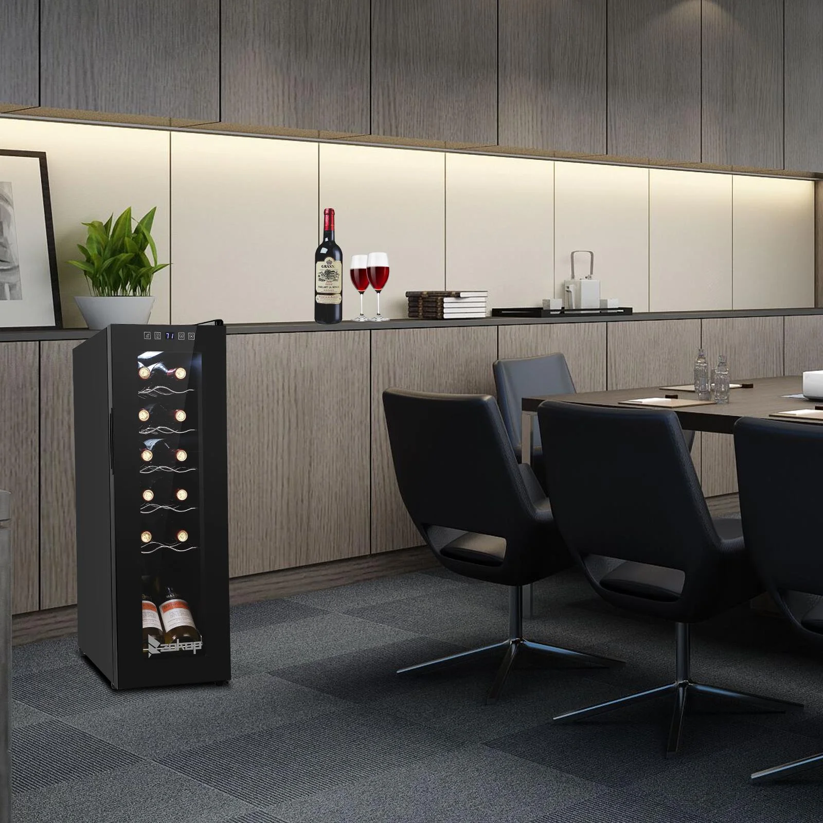 Ktaxon 18 Bottle Compressor Wine Cooler Freestanding Wine Fridge, Fast Cooling, Low Noise - Image 19
