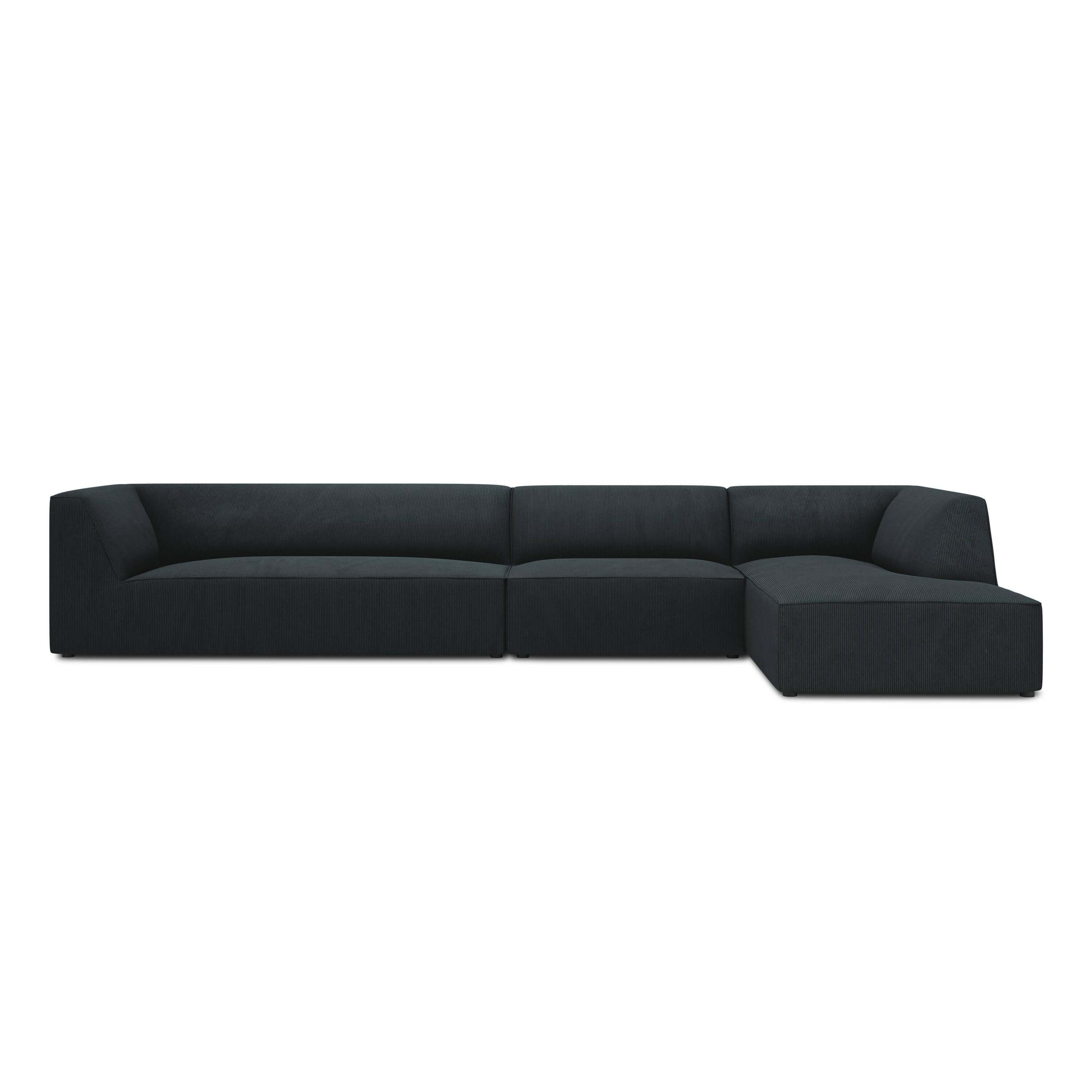 Windsor & Co Sao Hoekbank met Chaise Longue Rechts - 5-zits - Ribstof