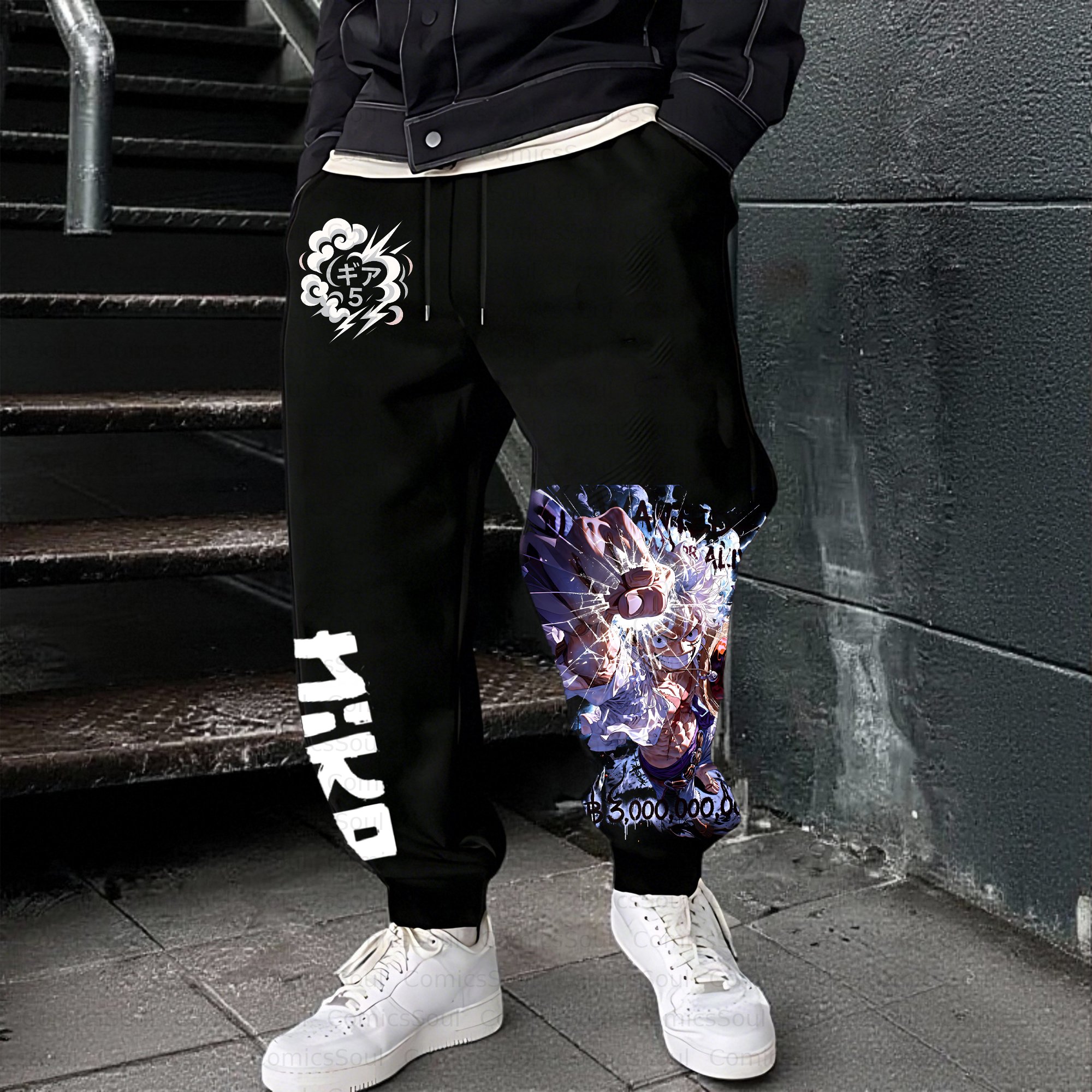Unisex Casual Anime Streetwear Pant