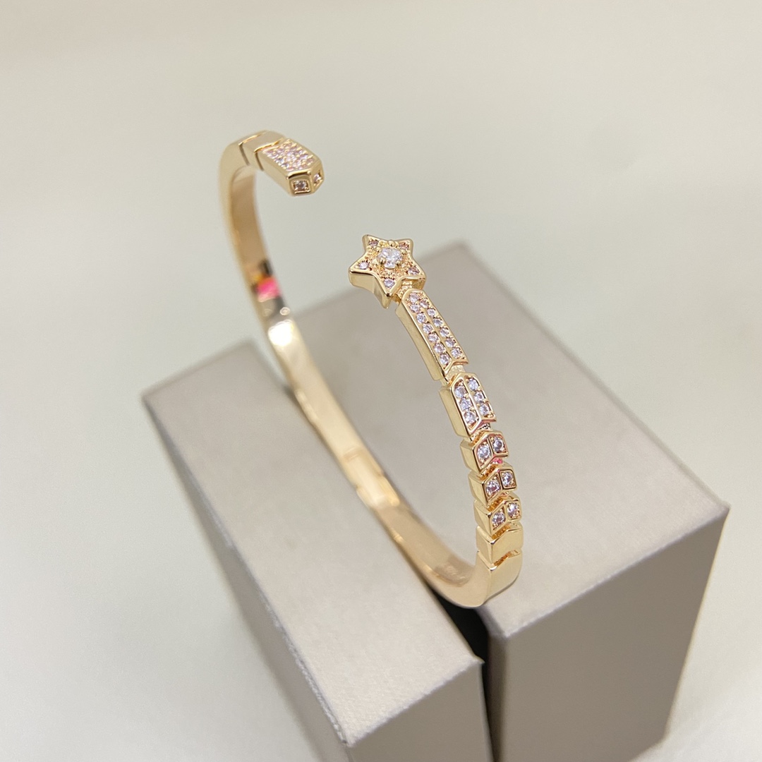 Chanel Star Cuff Bangle Bracelet - Original Replica Club