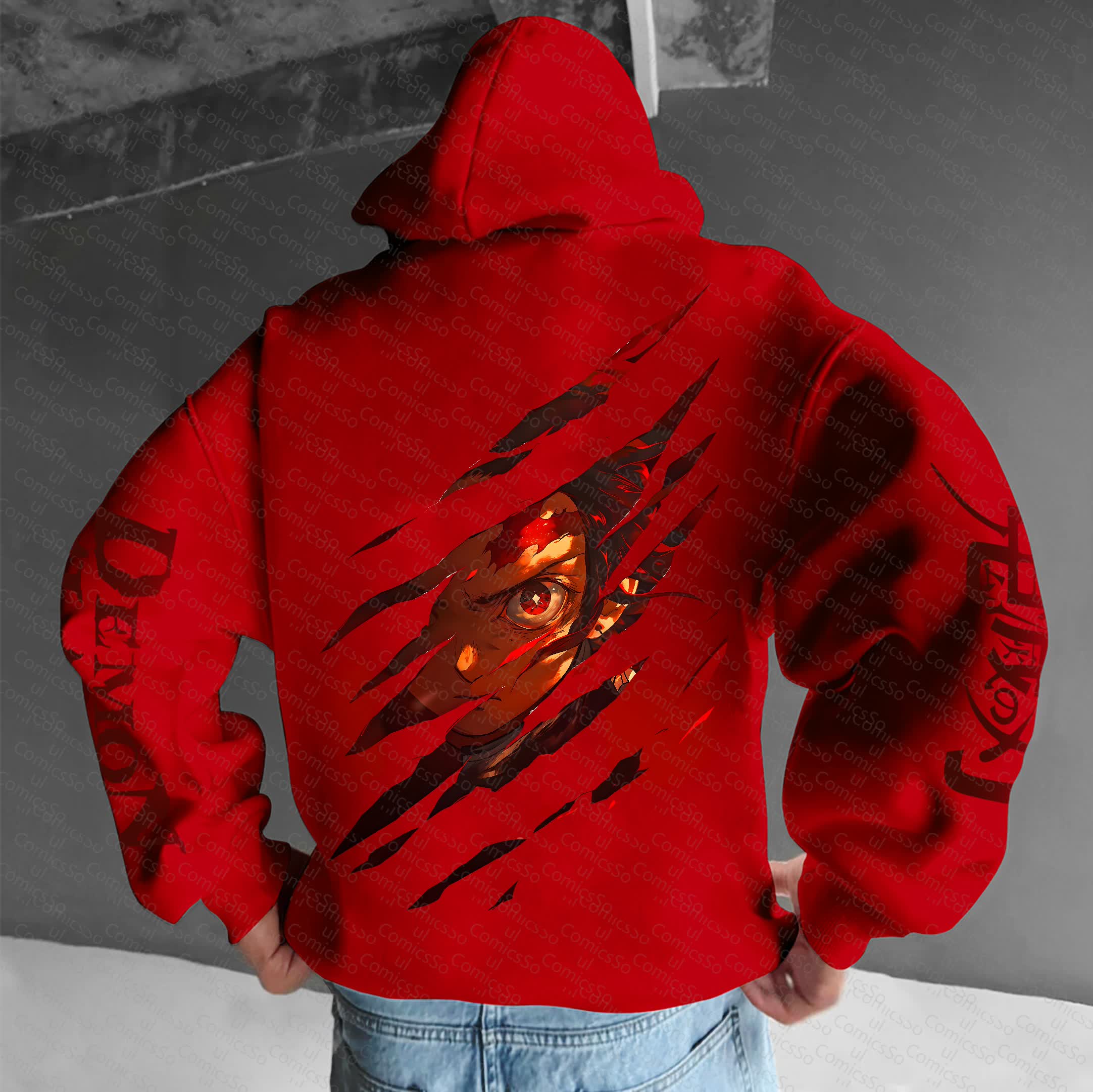 Unisex “Comicssoul” Anime Graphic Streetwear Vintage Hoodie
