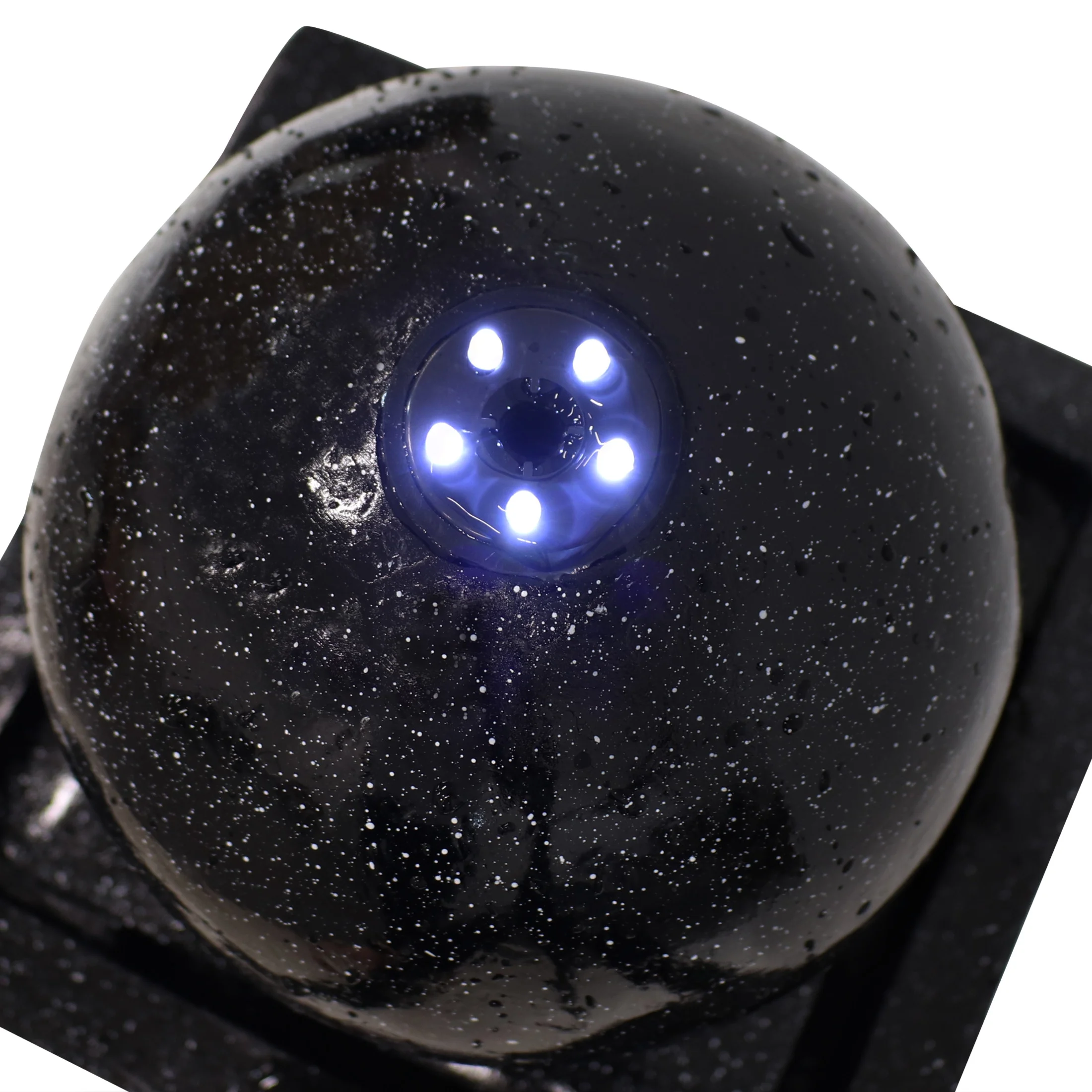 Sunnydaze Black Ball Solar Outdoor Water Fountain - Image 6