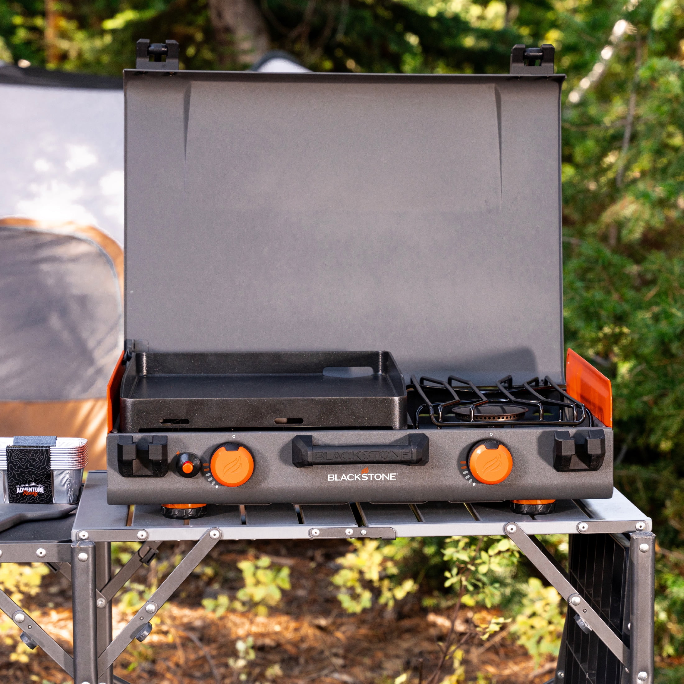 Blackstone Adventure Ready 12"x14- Propane Camping Griddle with Side Burner - Image 11