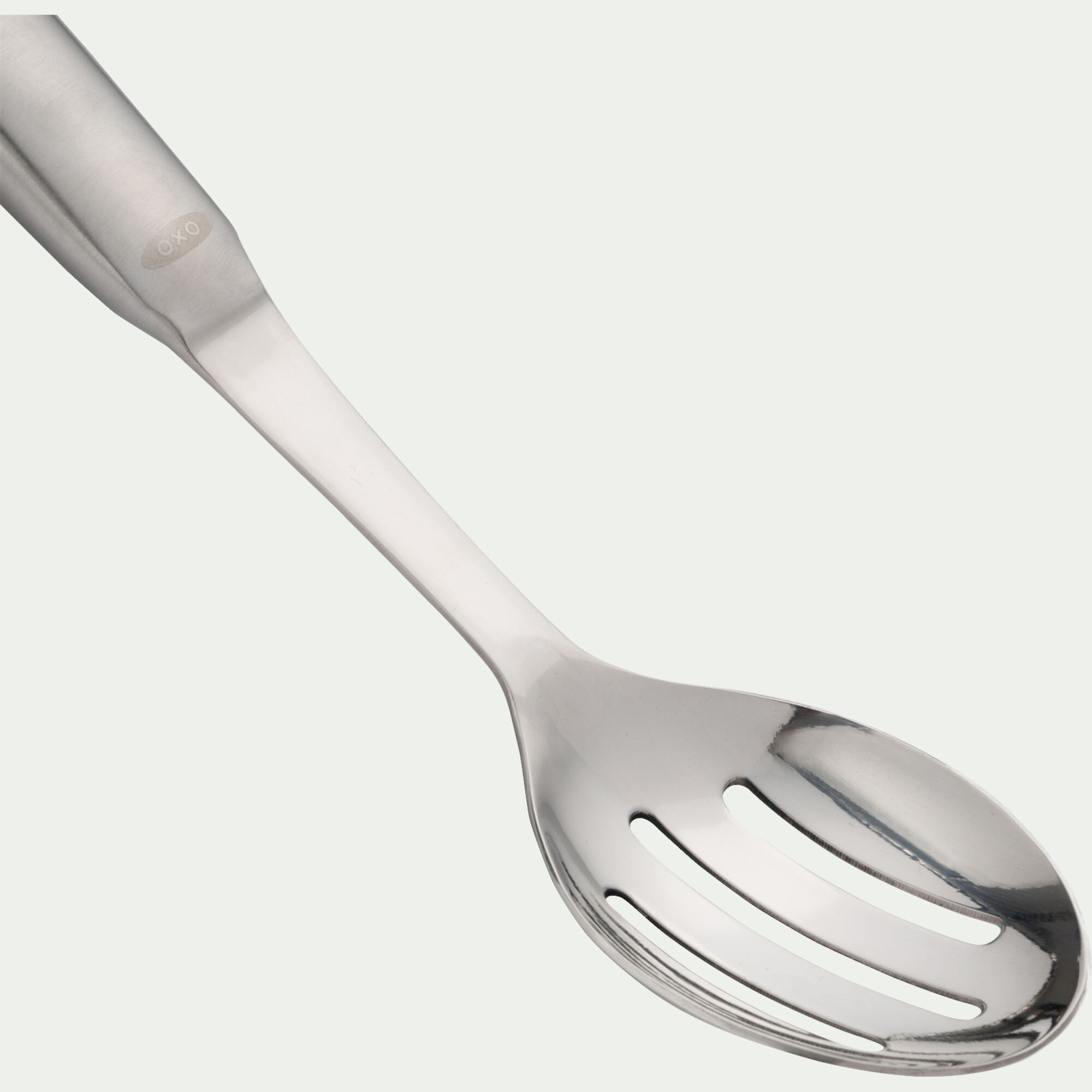 OXO - Cuillère de service perforée en inox 28cm - gris métallisé