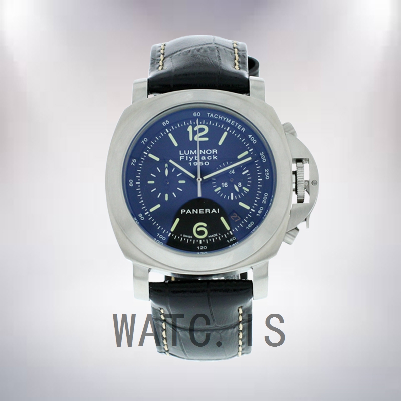 Panerai Luminor 1950 Flyback PAM212 47mm Men's Black Dial