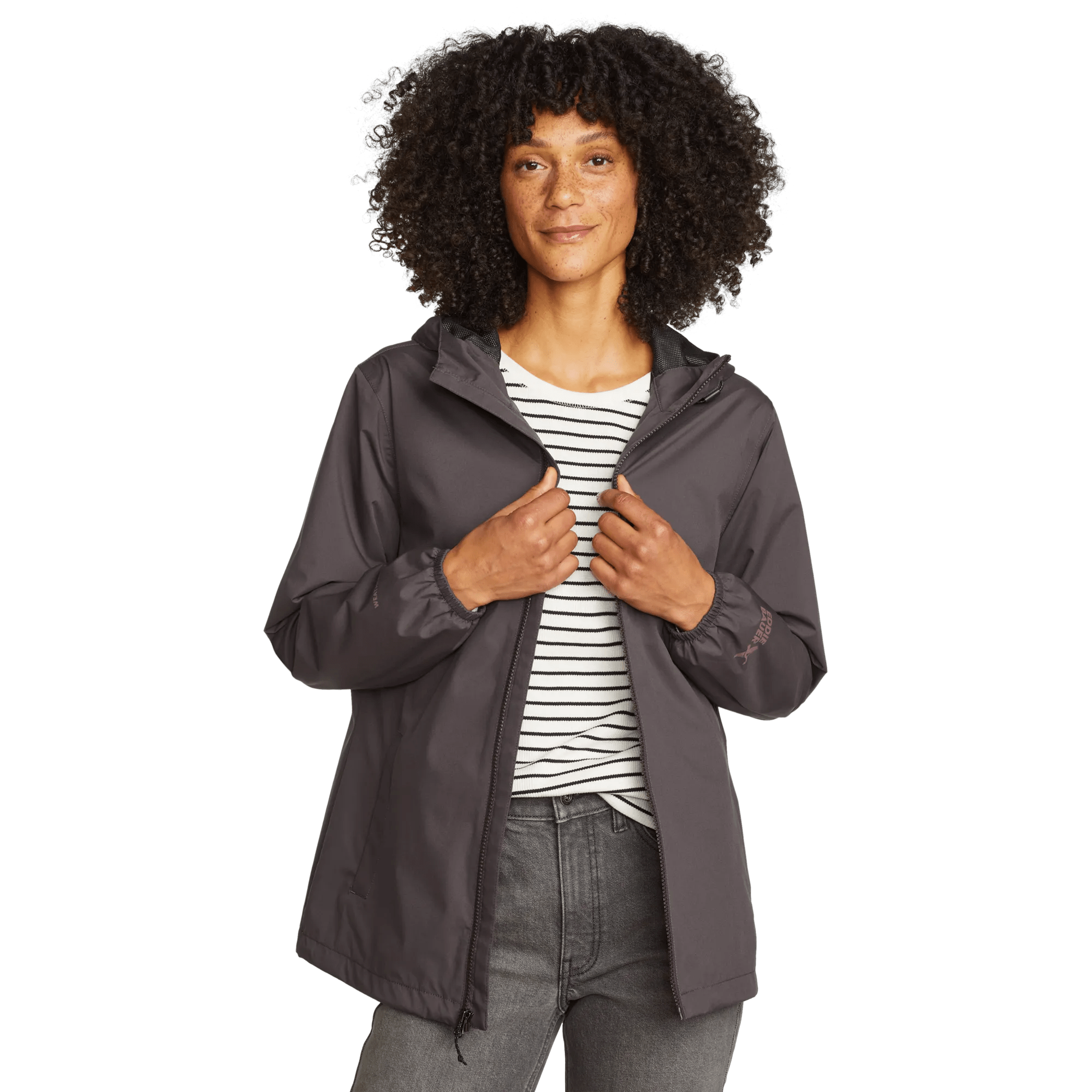 Women's Rainy Pass Water-Repellent Hooded Jacket - Eddie Bauer Outlet