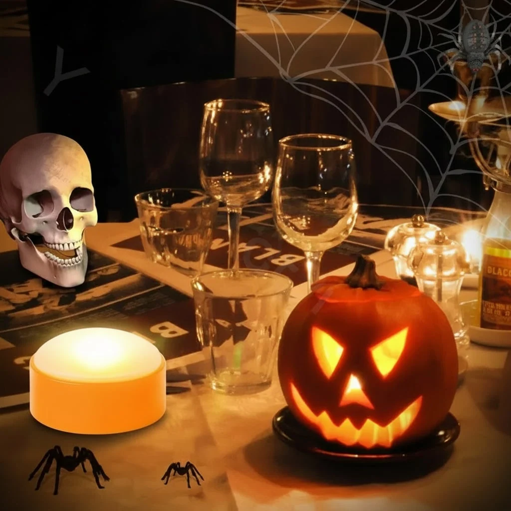 Halloween Decoration Battery Operated Lights Orange Light - Image 6 Halloween Decoration Battery Operated Lights Orange Light - Image 6