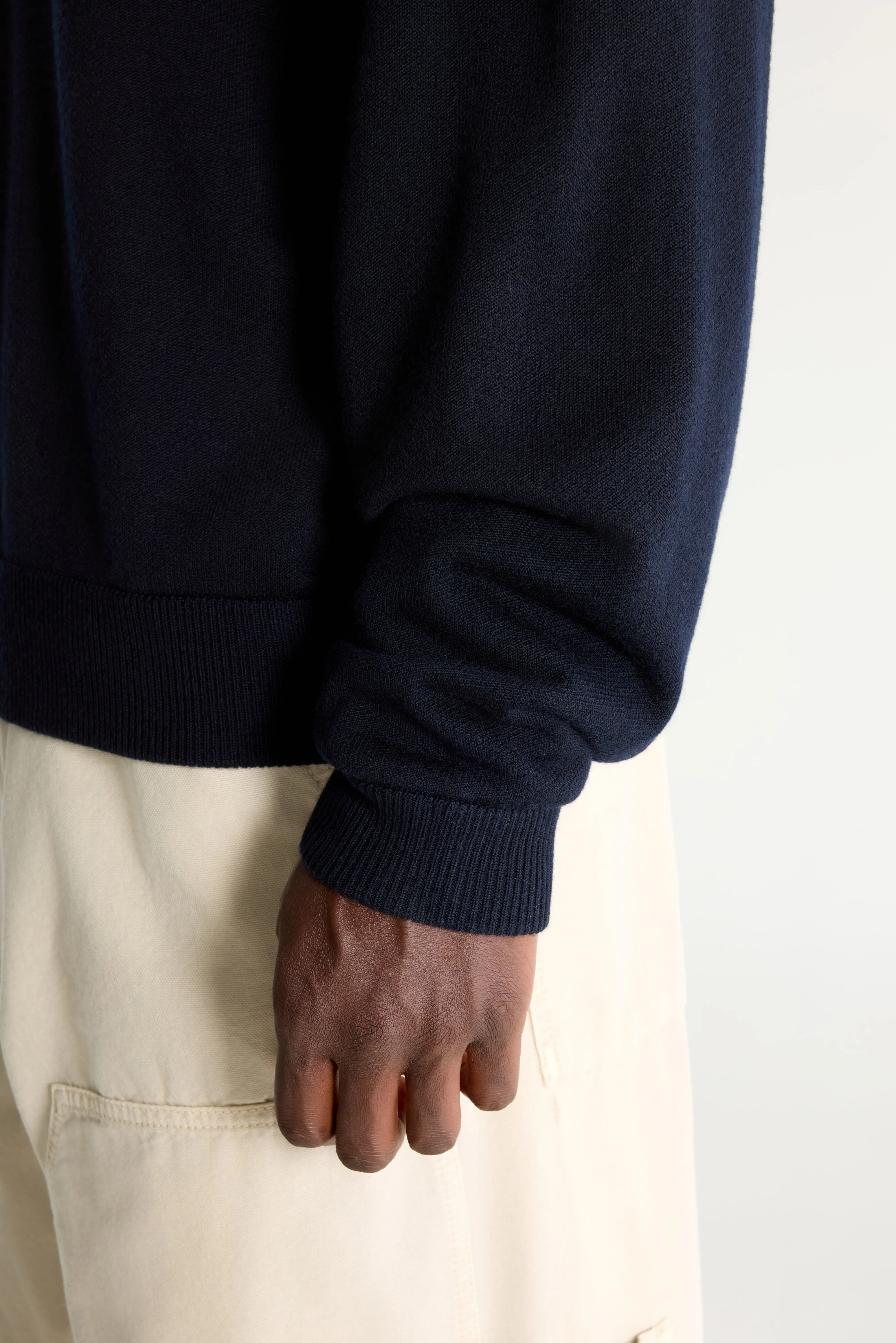 Bellerose Siamo crewneck sweater (262 / M / NAVY)