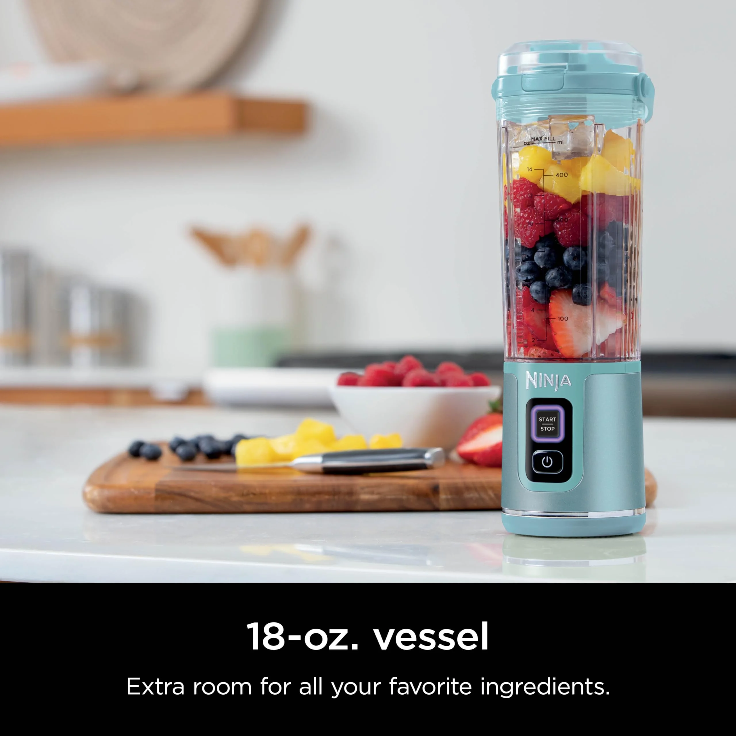 Ninja Blast Portable Blender, Cordless, 18oz. Vessel, Personal Blender for Shakes & Smoothies, BPA Free, Leakproof Lid & Sip Spout, USB-C Rechargeable, Dishwasher Safe Parts, Metallic Purple, - Image 53