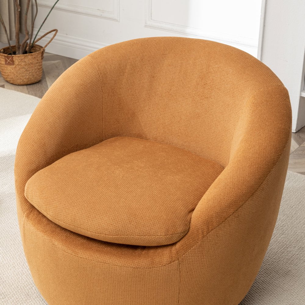 Roundhill Furniture Winnie Modern Barrel Chair, 360- Swivel - Image 47