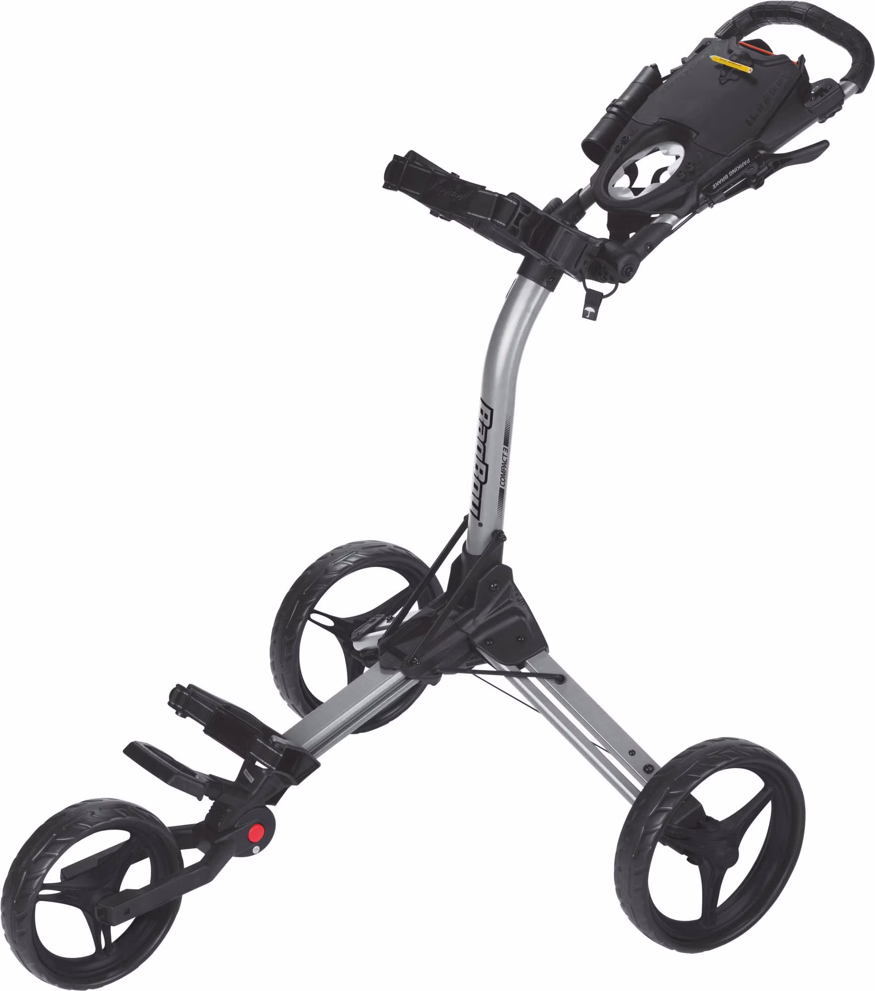 Bag Boy Golf Compact 3 Silver/Black Pull Cart