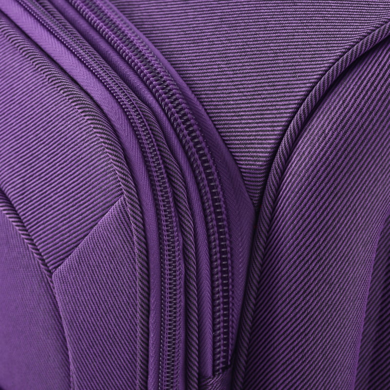 Softside Luggage Expandable 3 Piece Set Suitcase Upright Spinner Softshell Lightweight Luggage Travel Set - Image 12