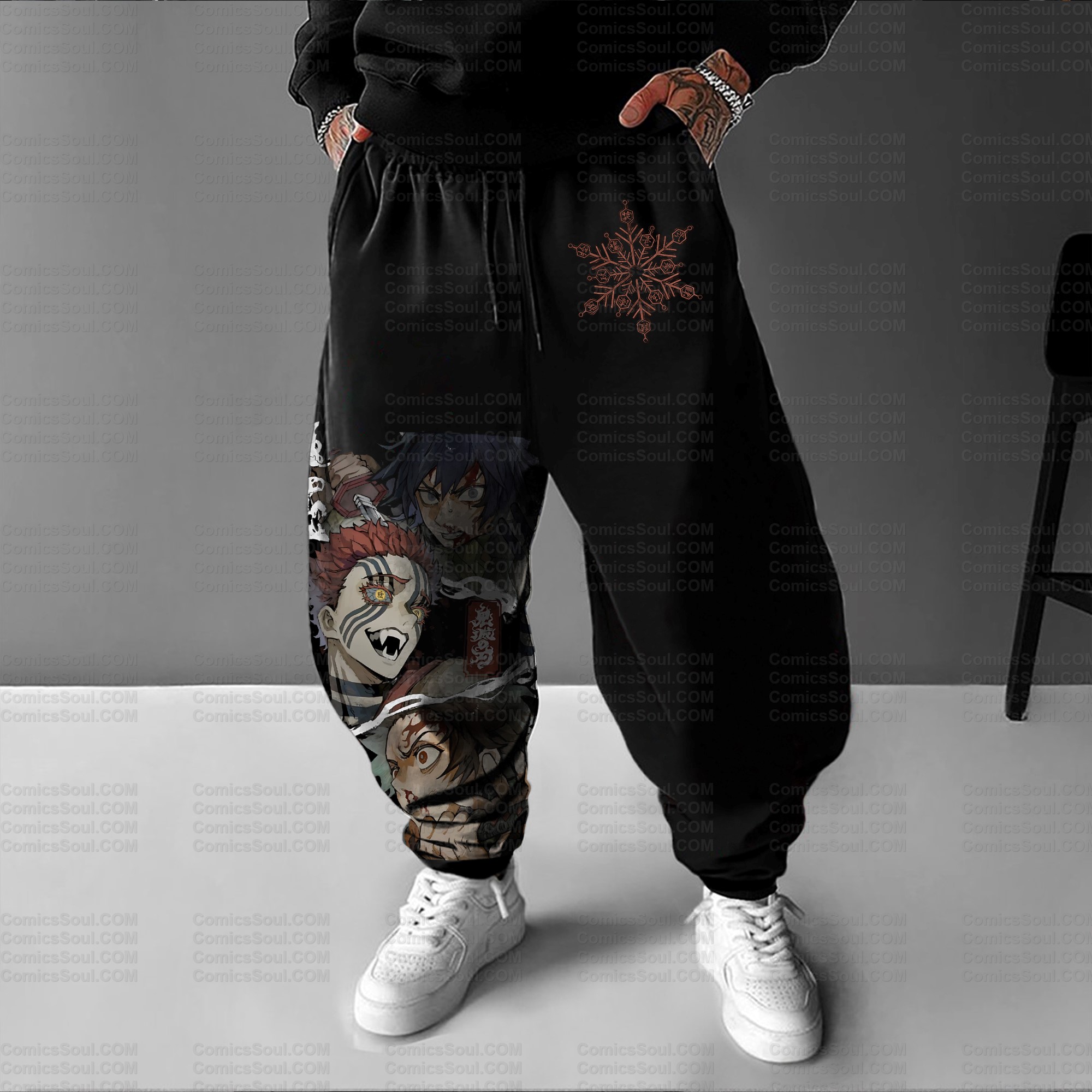 Unisex Anime Inspired Vintage Plush Pants