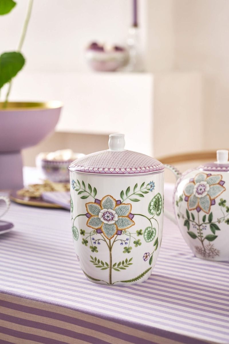 Storage Jar Lily&Lotus Off White