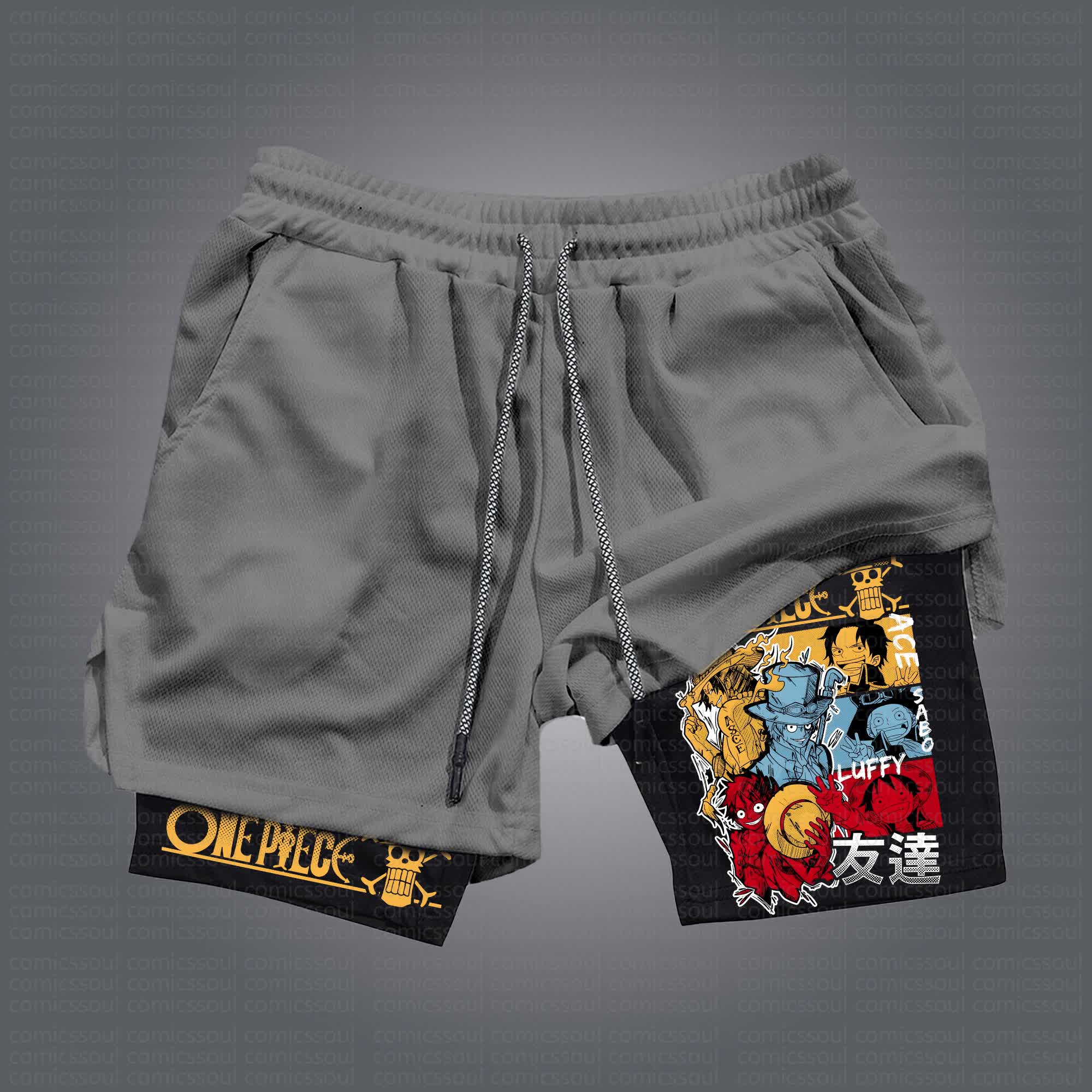 Unisex Casual Anime Streetwear Shorts 丨Comicssoul