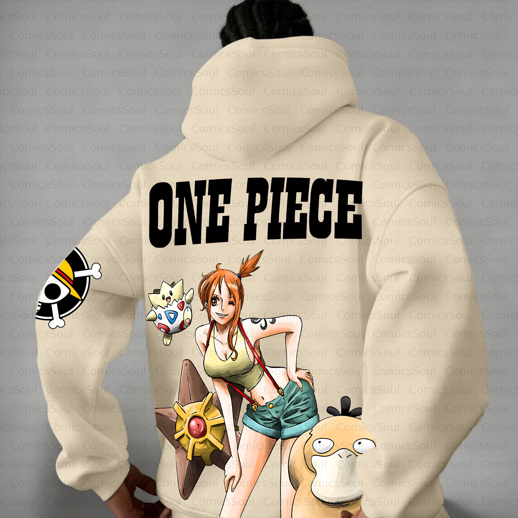Unisex Anime Inspired Vintage Plush Hoodie
