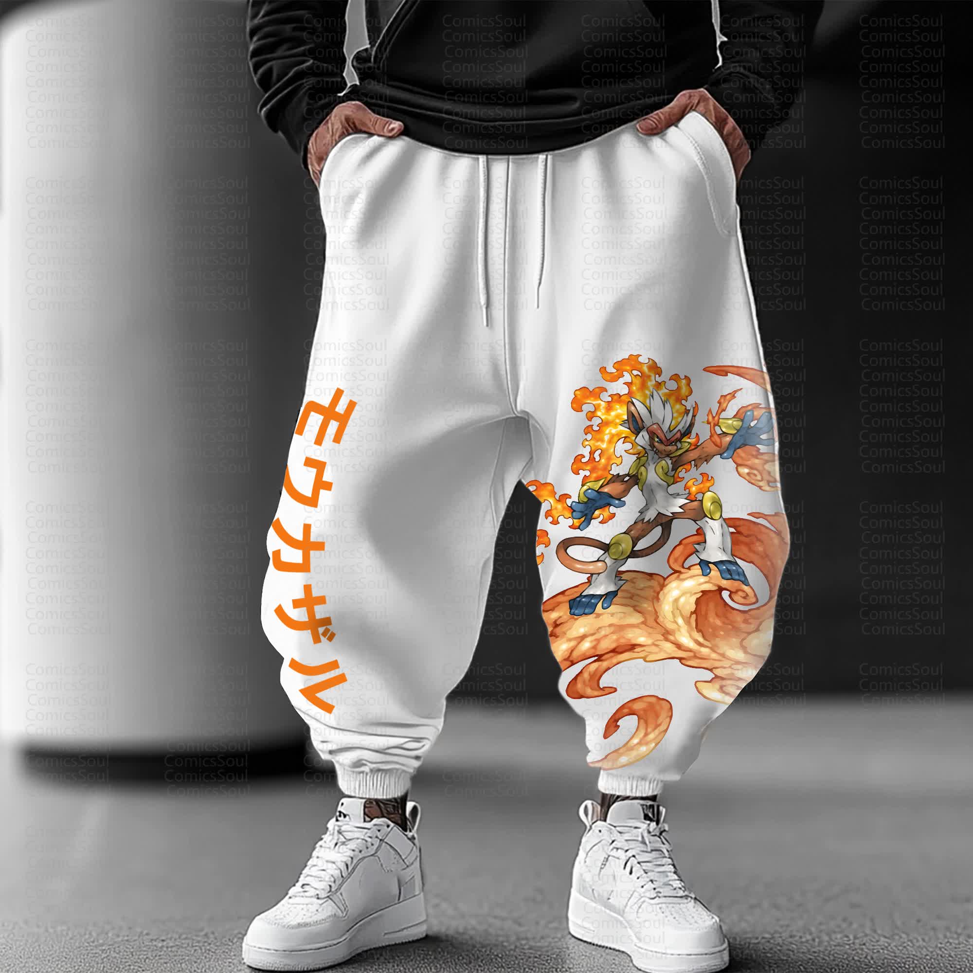 Unisex Anime Inspired Vintage Pants丨Comicssoul