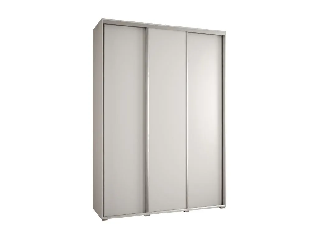 ARMARIO Decounico 1 DE PUERTAS CORREDERAS 235.2/170/45 3 puertas (Blanco/Blanco/Plata)