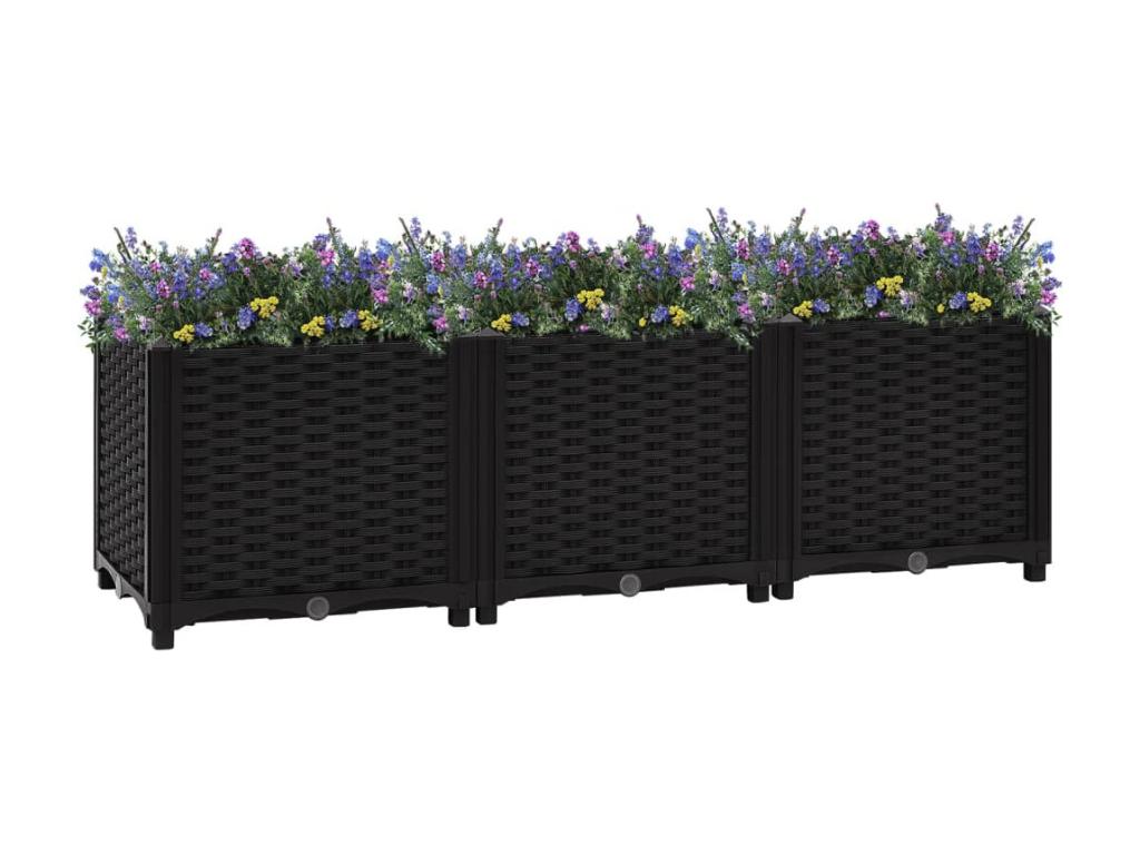 Cama elevada 120x40x38 cm Polipropileno