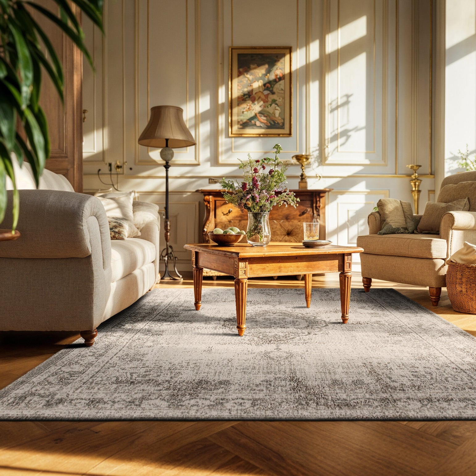 Louis de Poortere Medallion Fading World Vloerkleed 240 x 340 cm - Sal