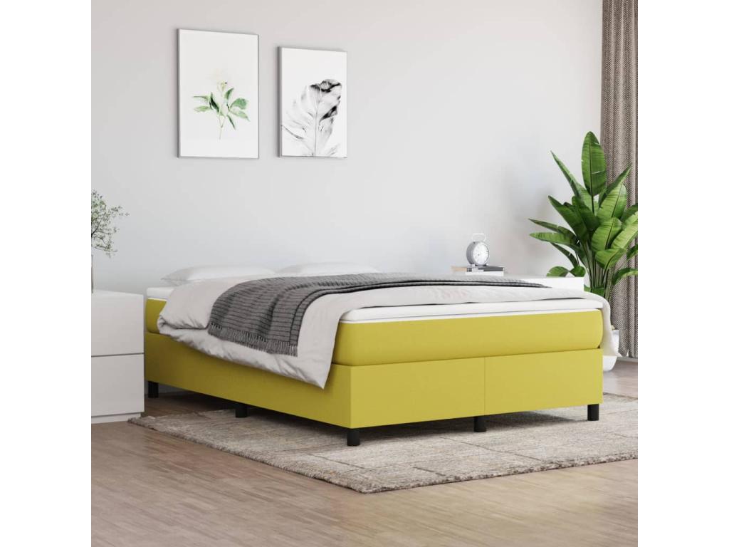 De cama box  Mueblescolor verde 140x190 cm