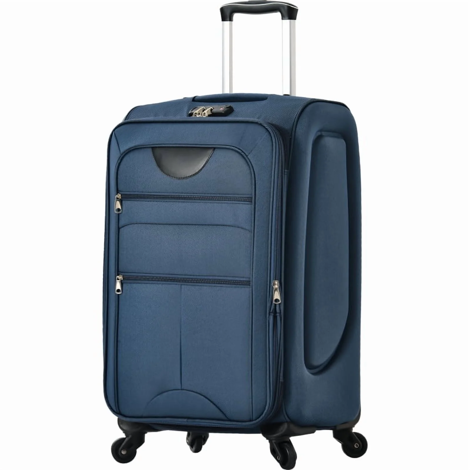 Softside Luggage Expandable 3 Piece Set Suitcase Upright Spinner Softshell Lightweight Luggage Travel Set - Image 40