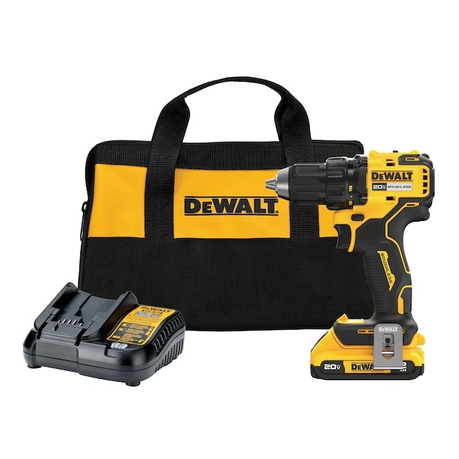 WAYFAIR DEWALT 20-Volt Max 1/2-In Keyless Brushless Cordless Drill (1-Battery, Charger And Soft Bag Included)