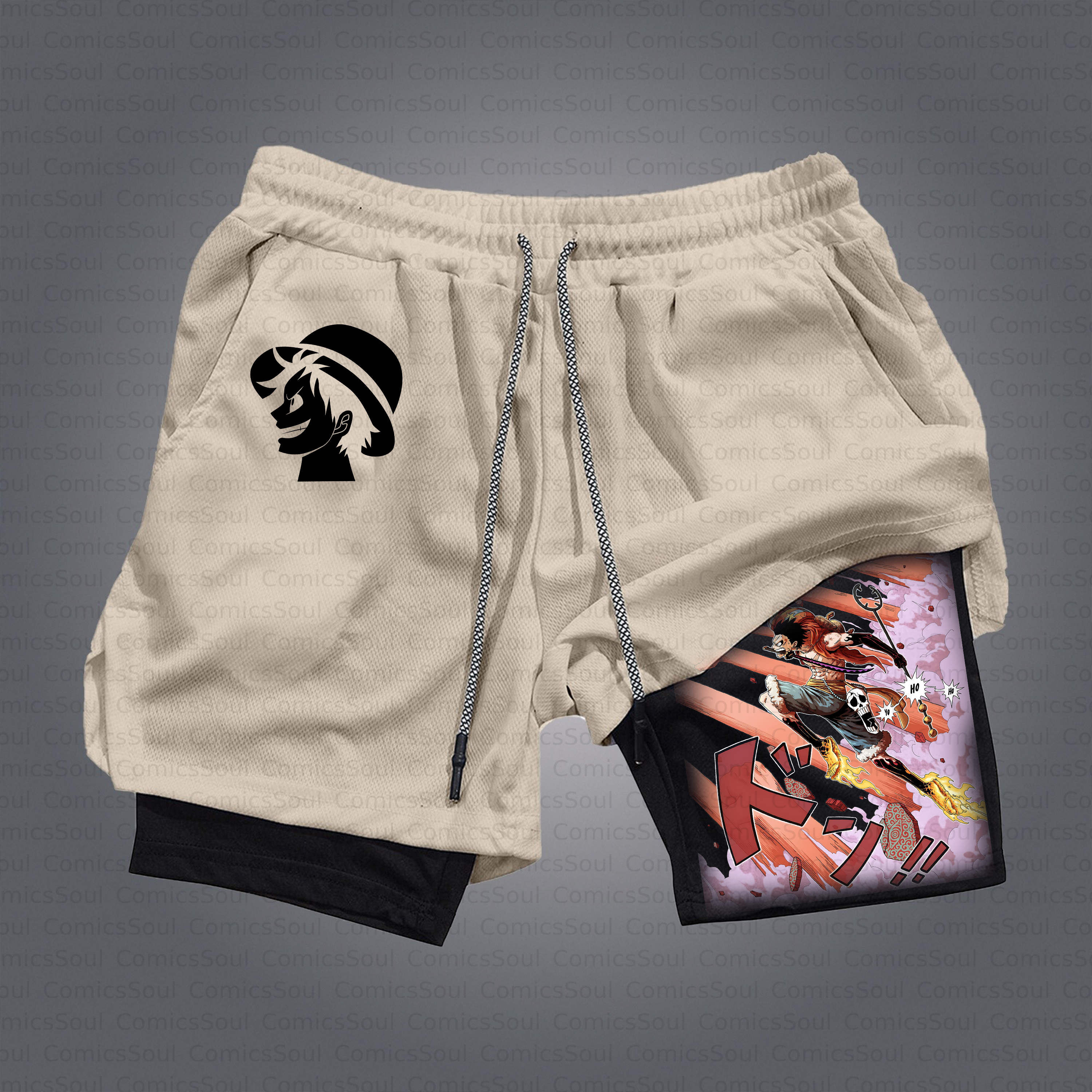 Unisex Casual Anime Style Shorts