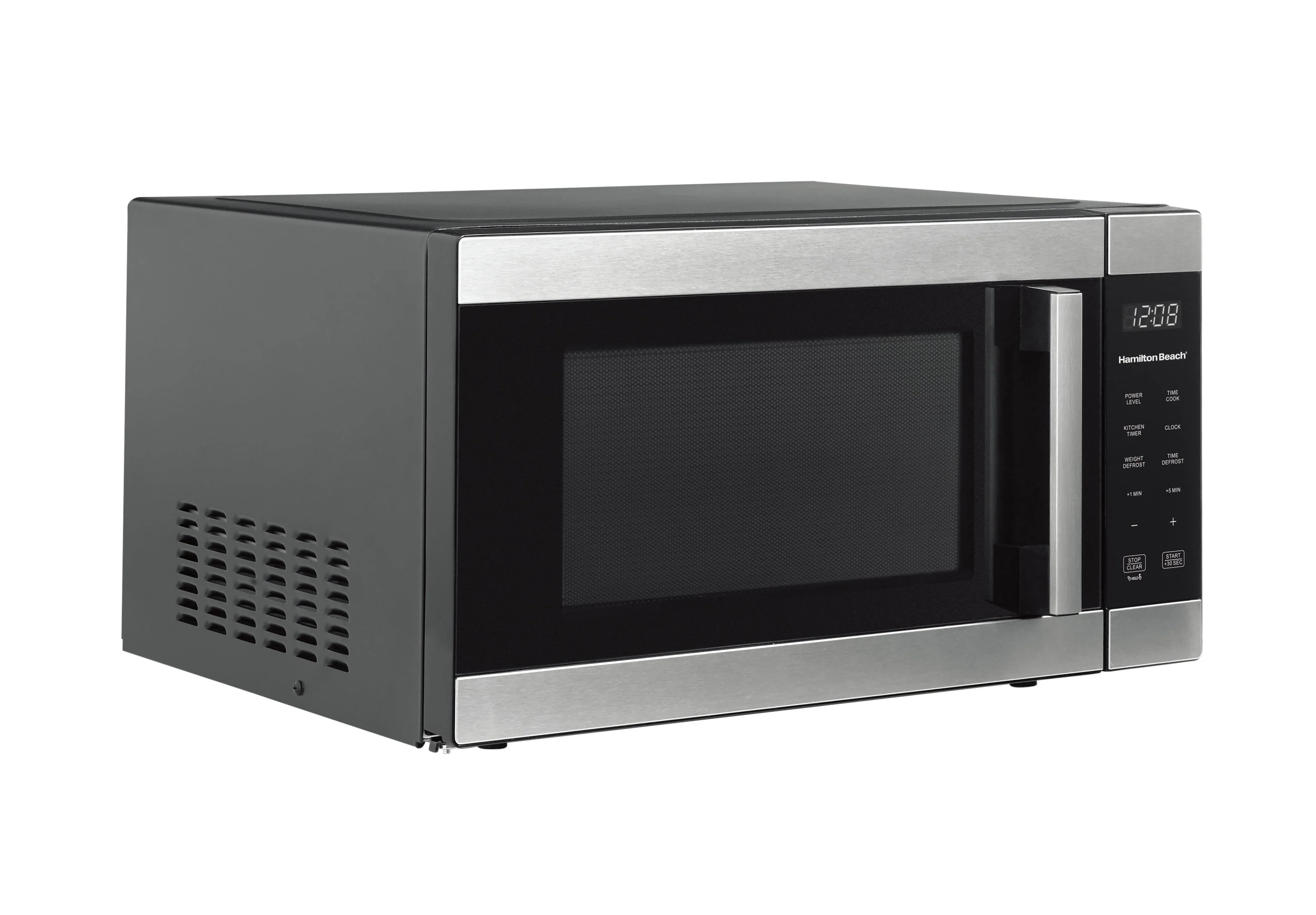 Hamilton Beach 1.6 cu ft Sensor Cook Countertop Microwave Oven in Stainless Steel
