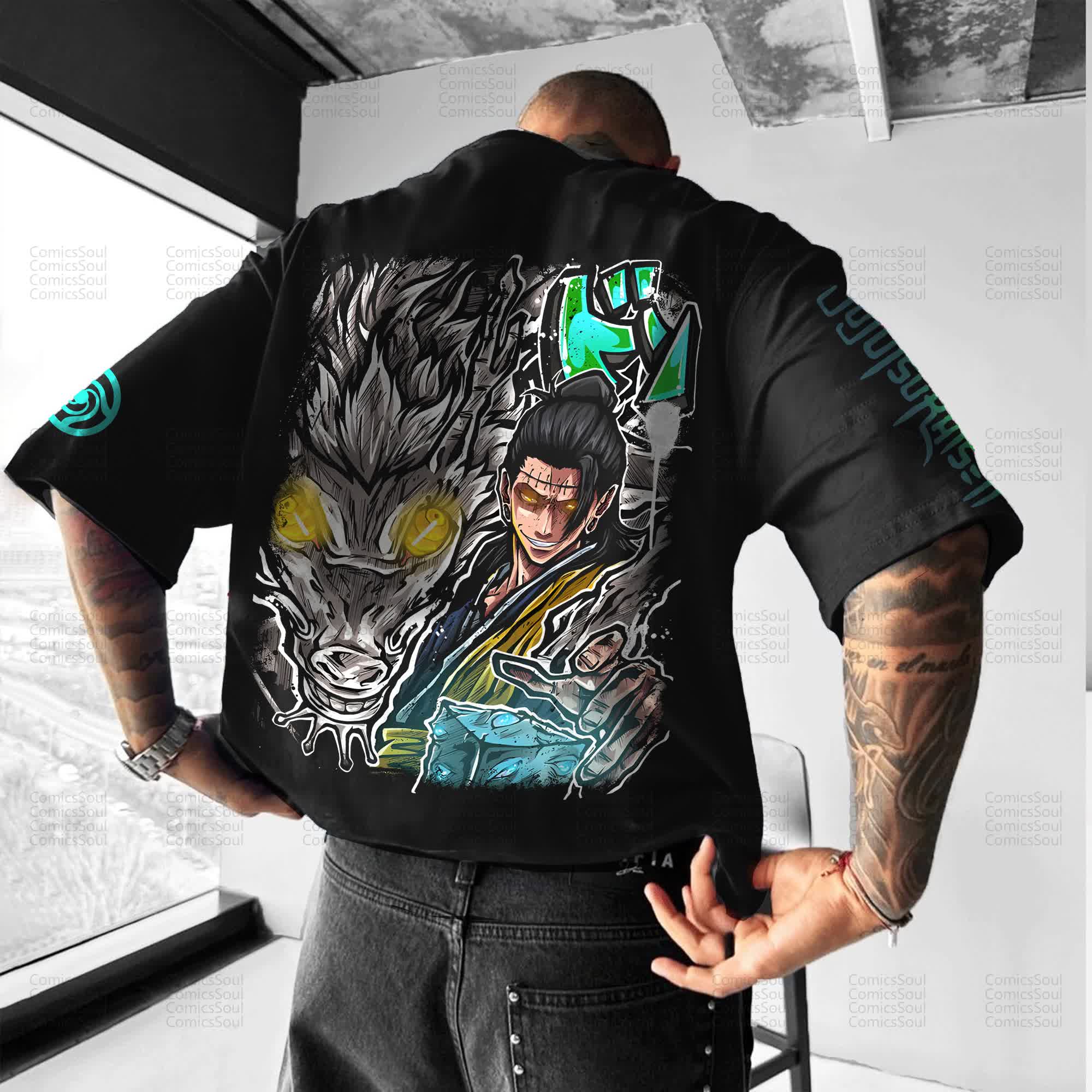 Unisex Anime Inspired Vintage T-Shirt丨Comicssoul