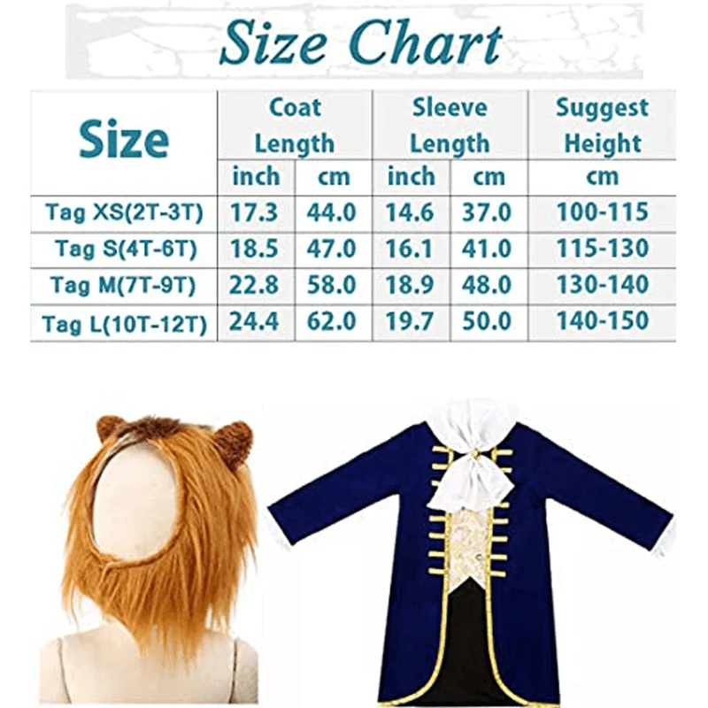 Halloween Costumes Beast Costume Fun Dress-Up Outfit - Image 6 Halloween Costumes Beast Costume Fun Dress-Up Outfit - Image 6