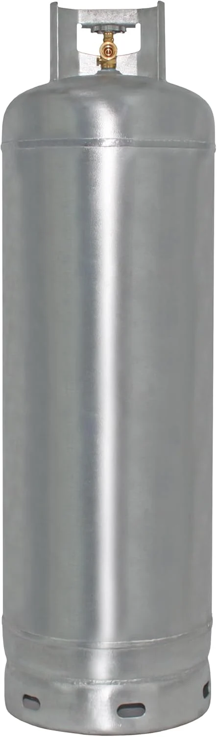 100Lb Steel Propane Tank Cylinder with Pol Valve - valve108270_163892