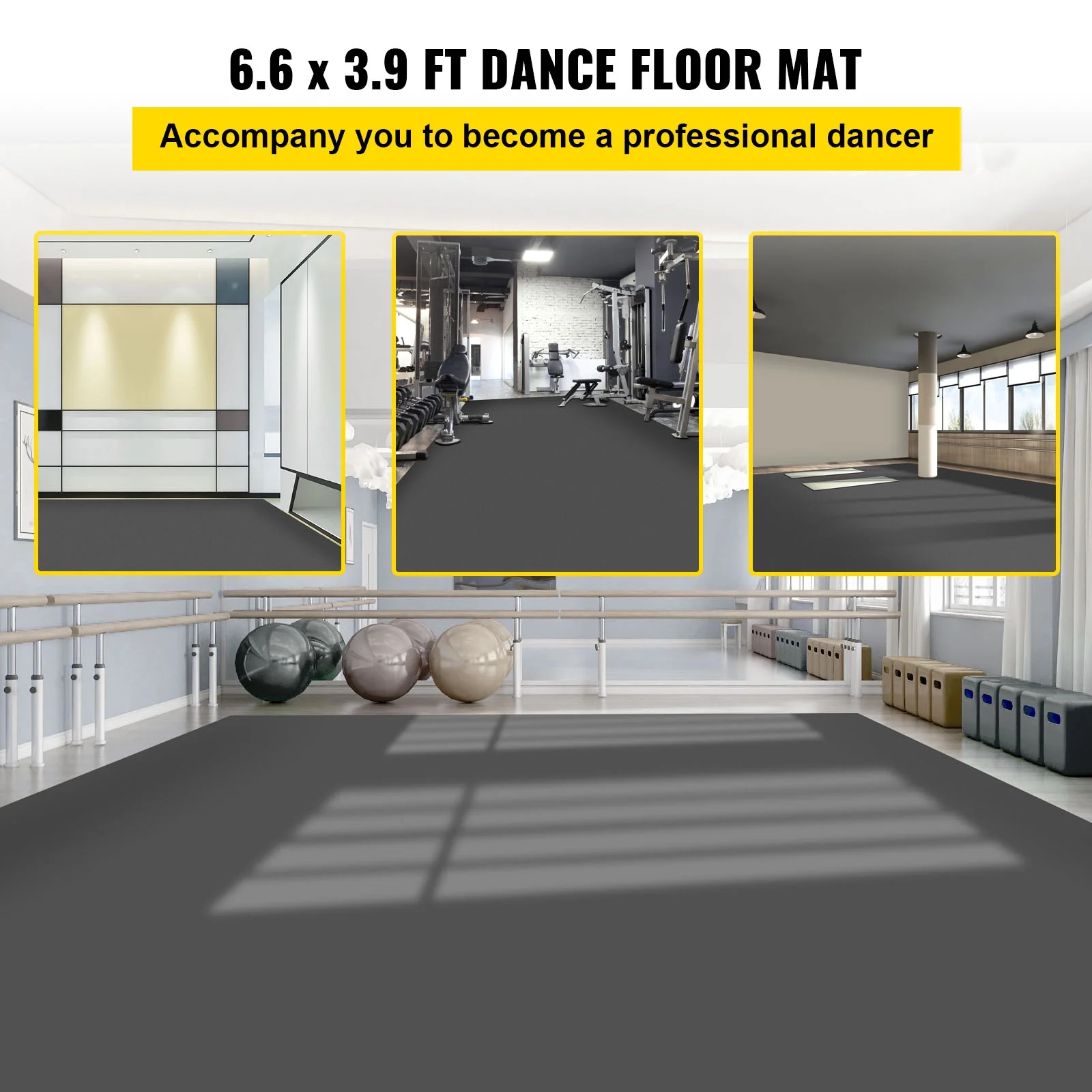 BENTISM Portable Non-Slide Dance Floor for Ballet, Jazz, and Hip-Hop - Image 2