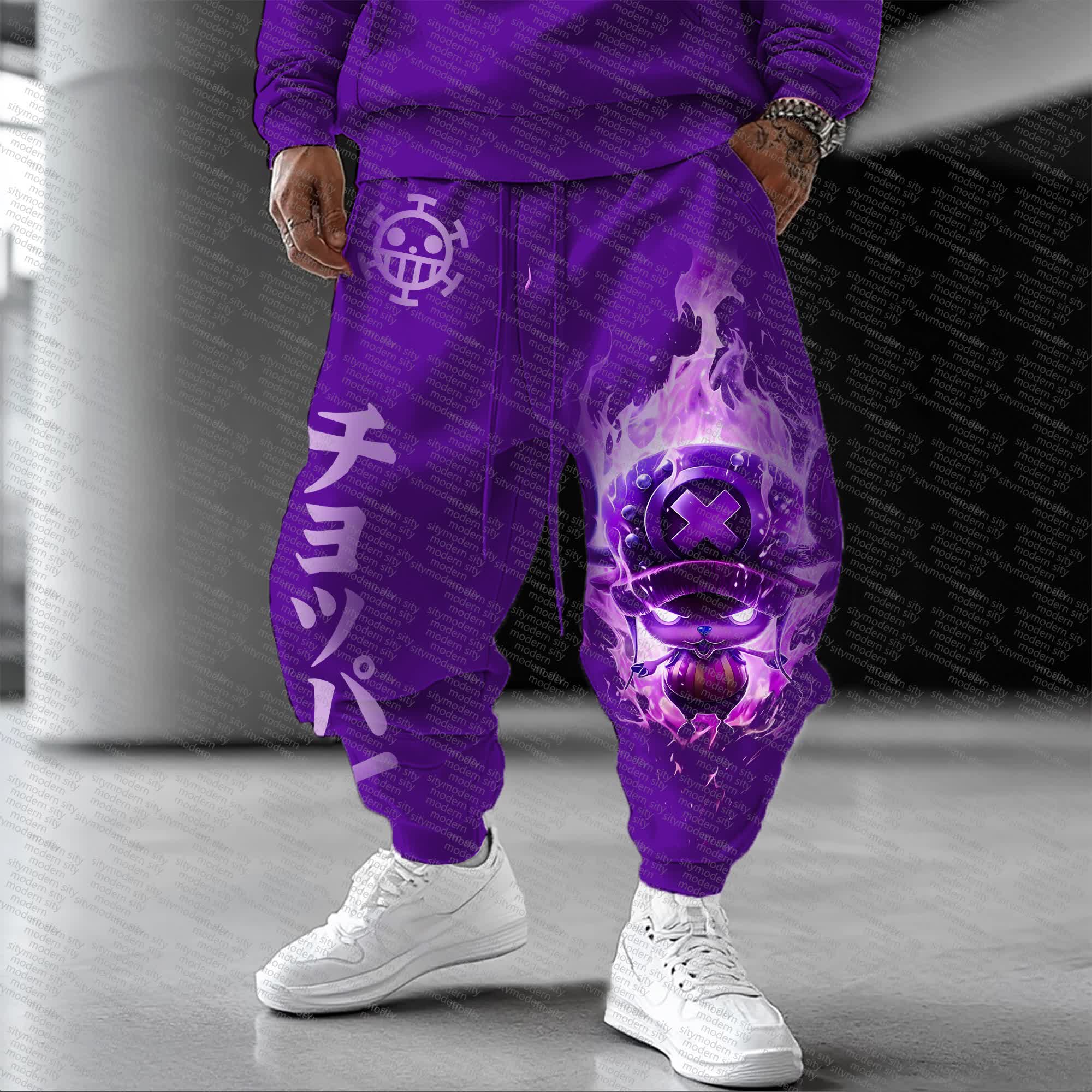 Unisex Anime Printed  Pants丨 Comicssoul