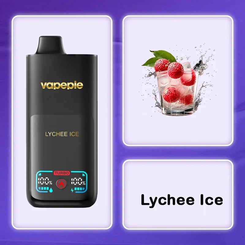 Lychee Ice-VAPEPIE Mega 70.000 Züge
