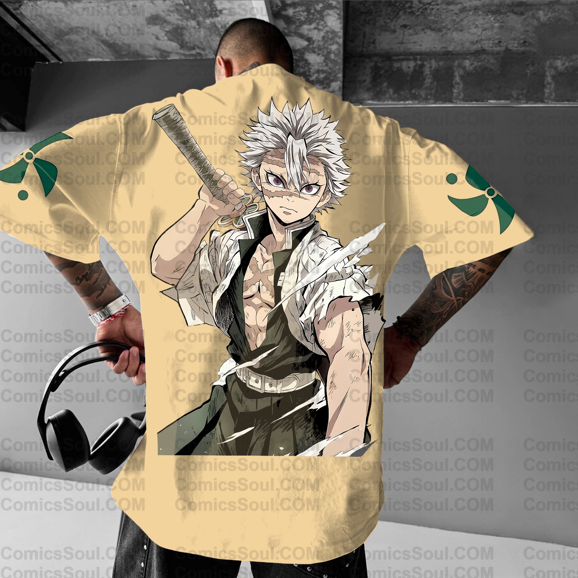 Unisex Anime Inspired Vintage T-Shirt