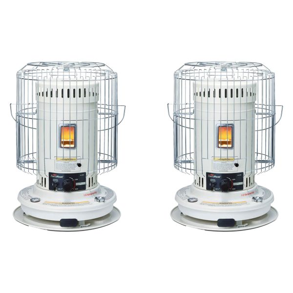 23,500 BTU Indoor Outdoor Convection Kerosene Heater, 2 Pack