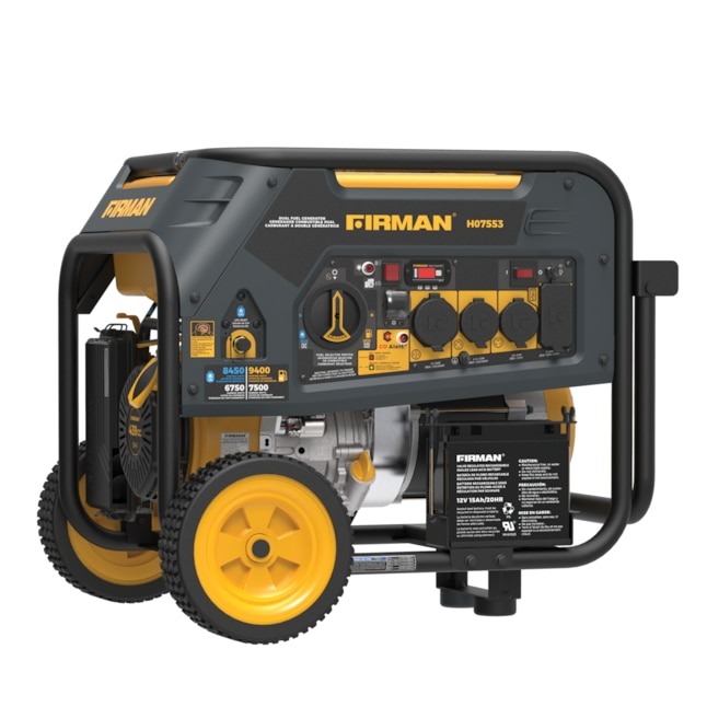 WAYFAIR Firman Hybrid 7500-Watt Dual Fuel (Gasoline/Propane) Portable Generator