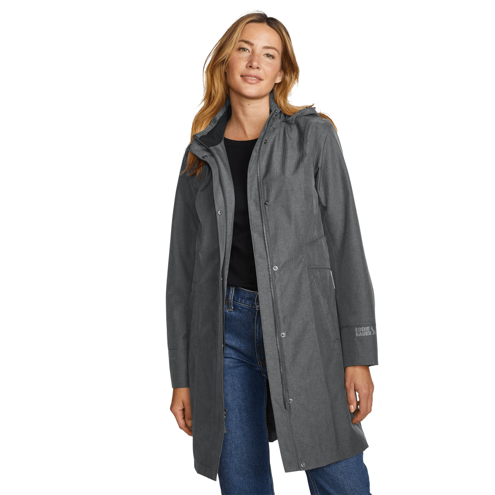 Women's Girl on the Go® Waterproof Trench Coat - Eddie Bauer Outlet