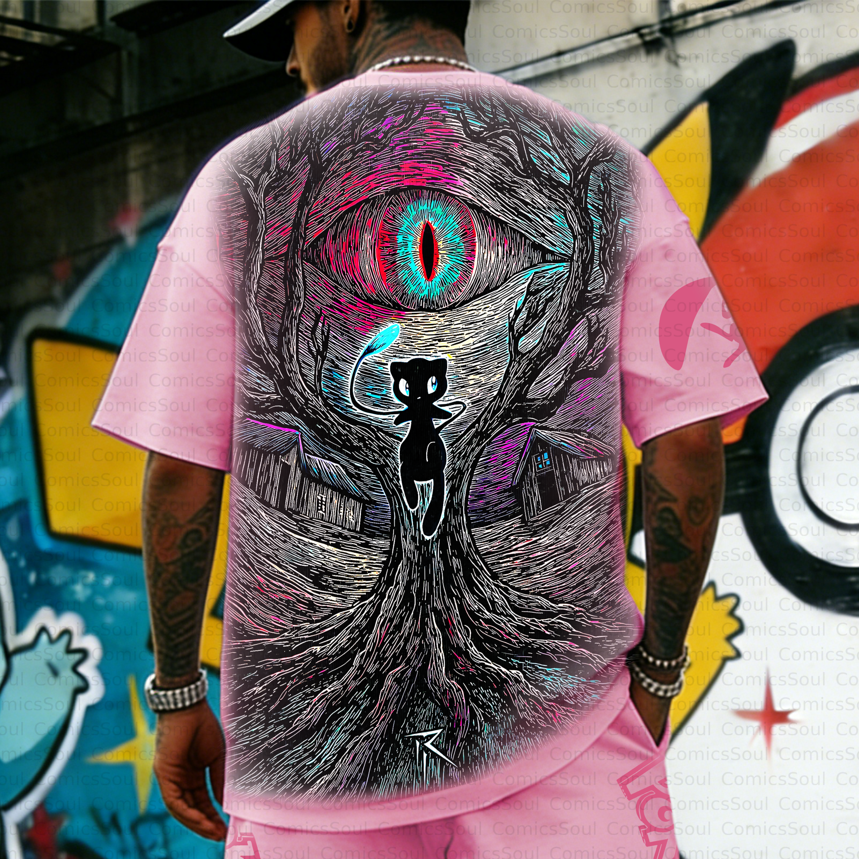 Unisex Anime Inspired Vintage T-Shirt