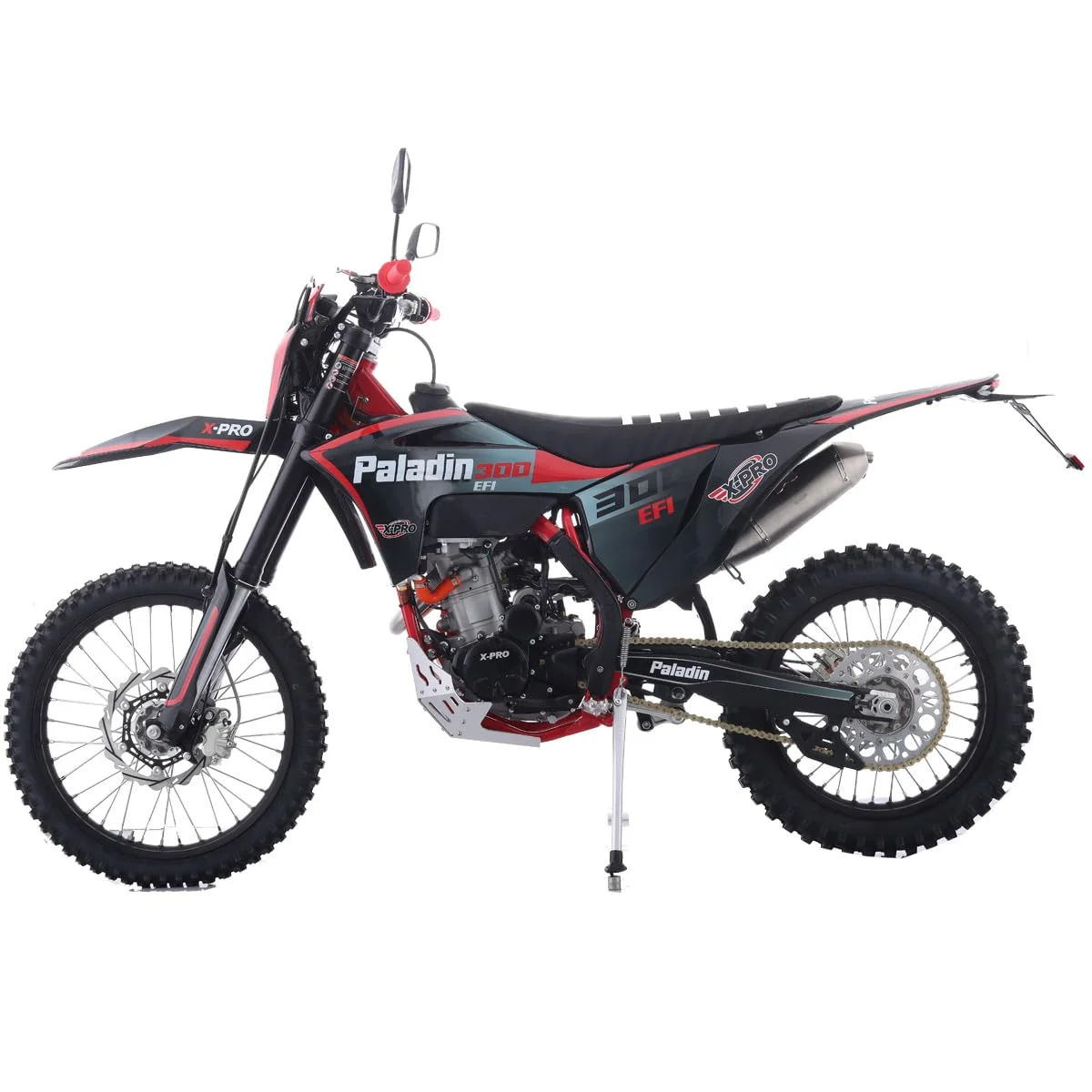 X-Pro Paladin 300 EFI Dirt Bike with 6-Speed Manual Transmission and Balance Shaft and Dual Overhead Camshaft (DOHC) with Four Valves Engine, Electric Start! Big 21"/18" Wheels! - Image 14