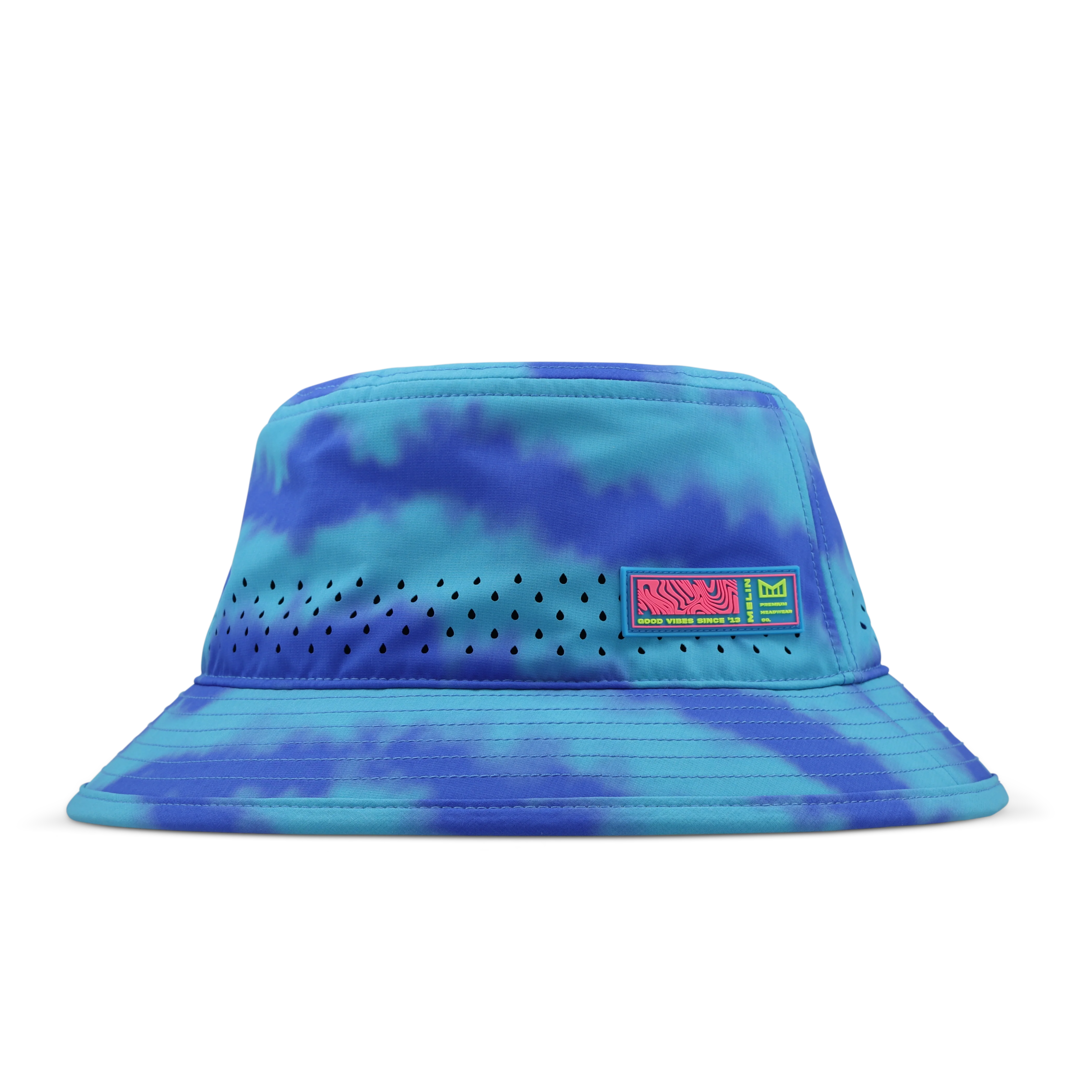 Caddy Neon Tie Dye Hydro - Electric Blue