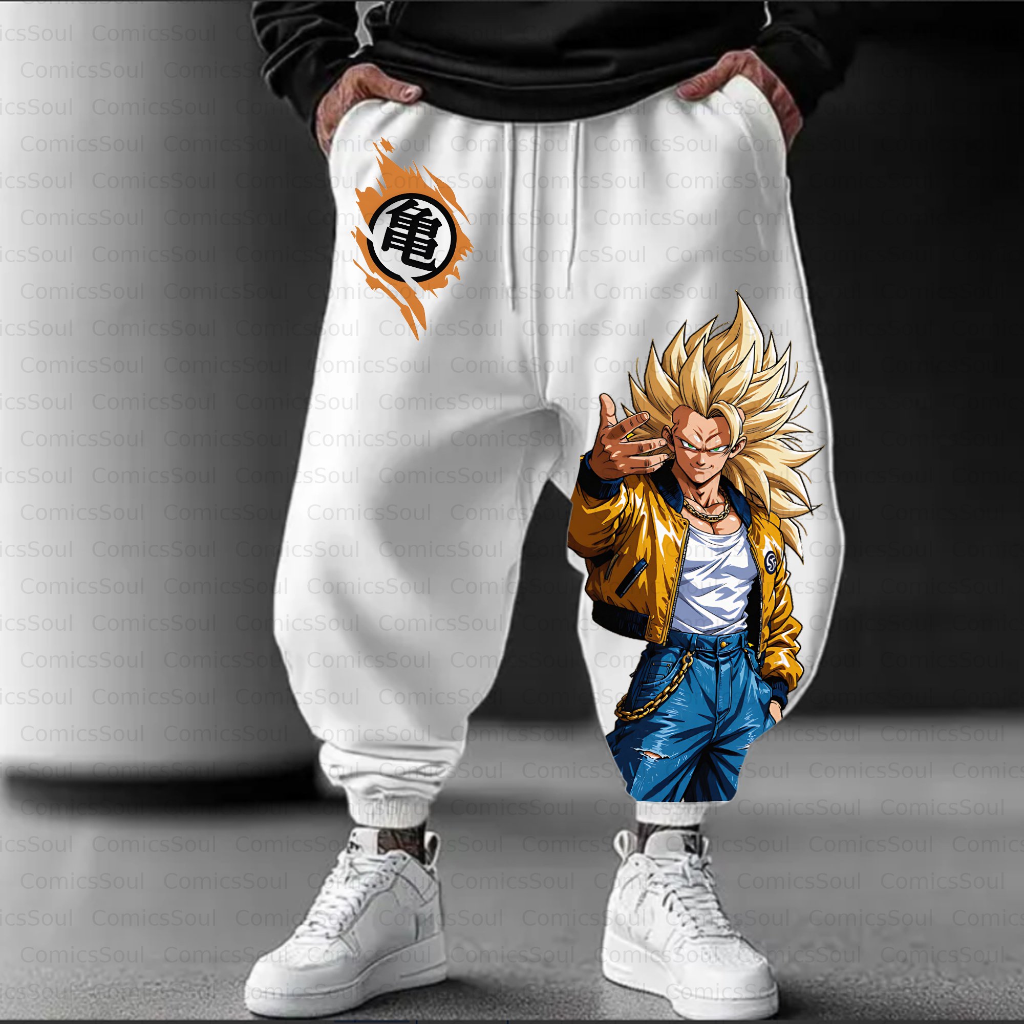 Unisex Casual Anime Streetwear Pant