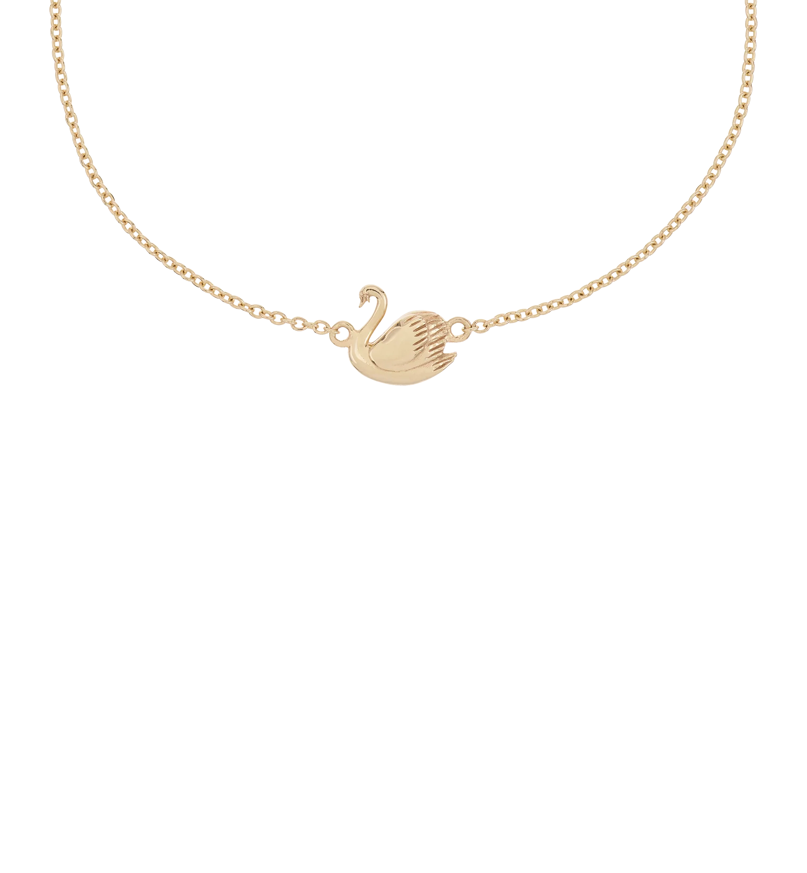 Golden Swan Bracelet 14K