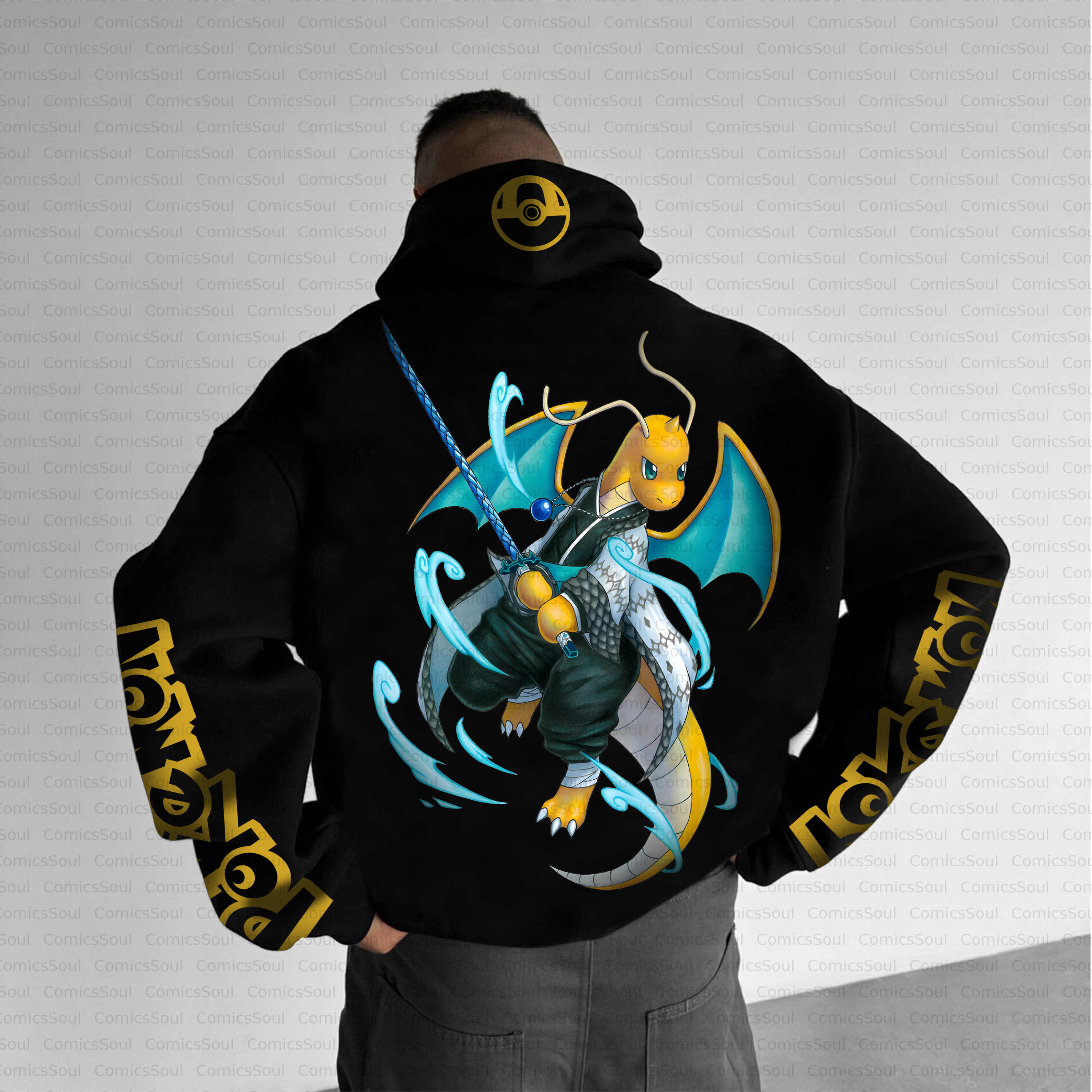 Unisex Anime Inspired Vintage Plush Hoodie