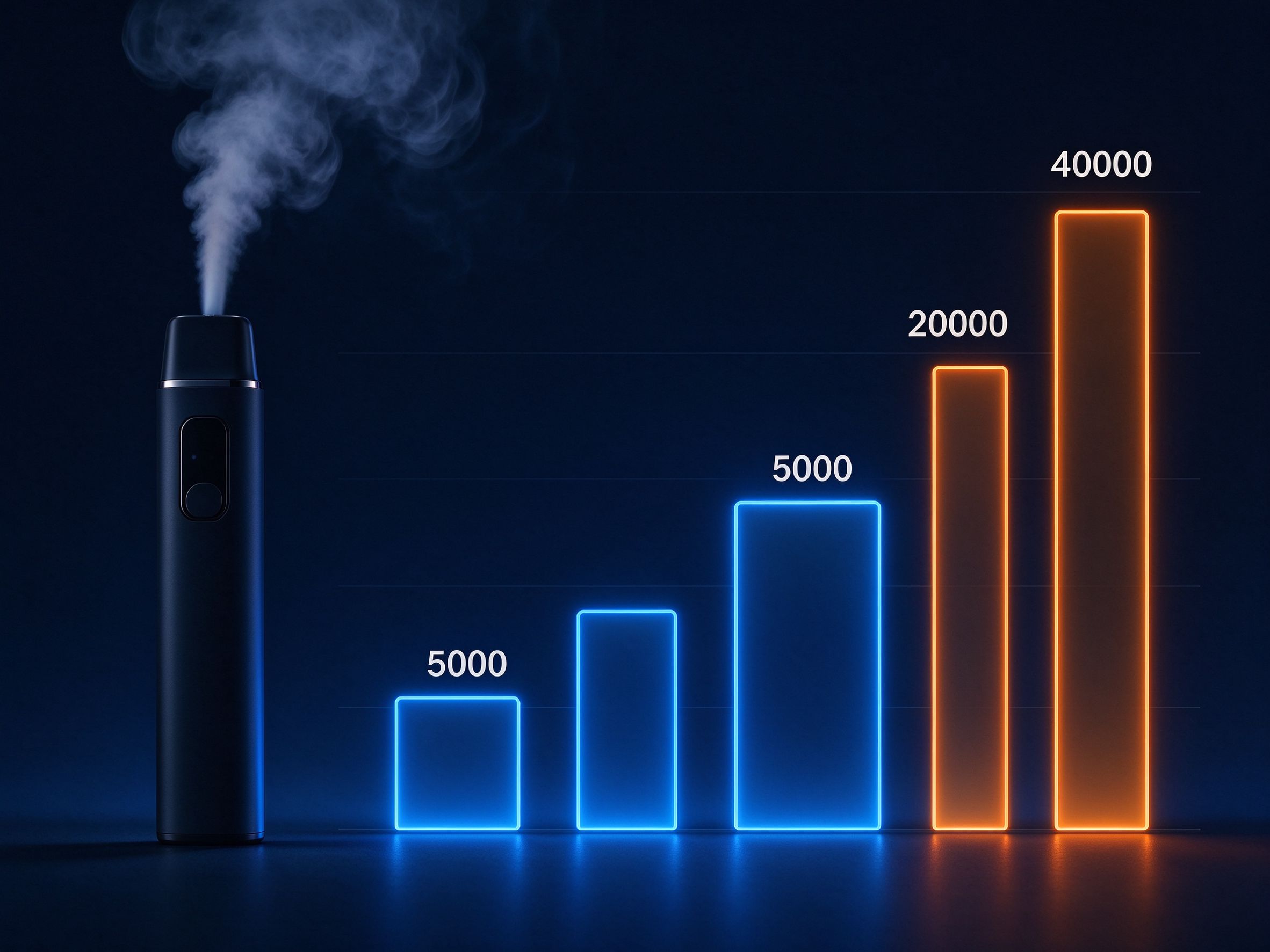 Disposable Vape Puff Count Explained: 5,000 vs 20,000 vs 40,000 — What Actually Lasts Longest in 2026?